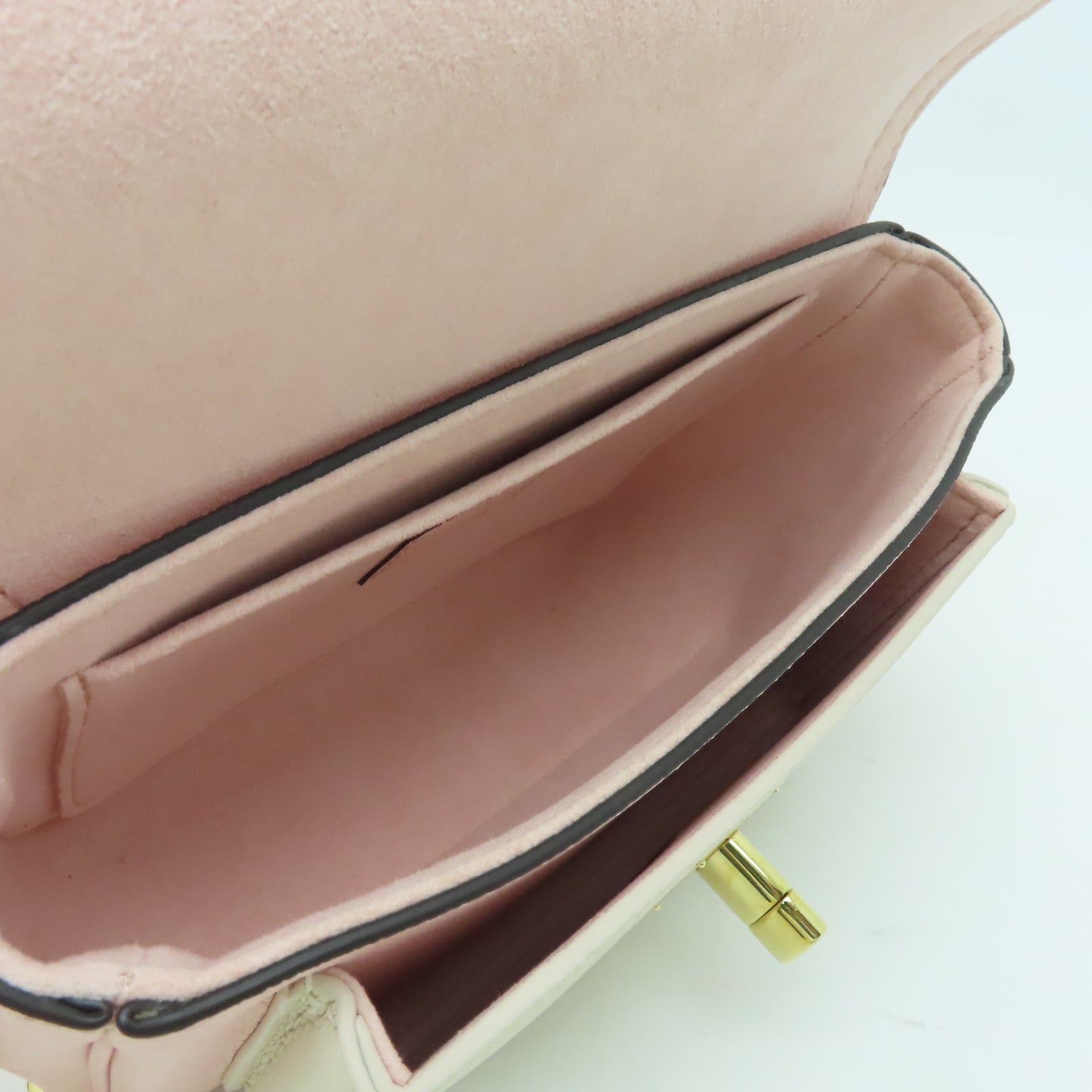 LOUIS VUITTON 【激減優惠】牛皮皮革Lockme Tender金扣手挽肩背兩用袋粉紅色
