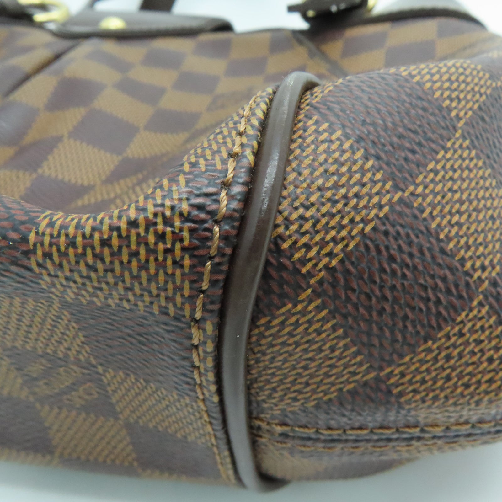 LOUIS VUITTON [Sharp Discount] Damier Sistina PM Shoulder Gold Buckle Shoulder Bag Brown
