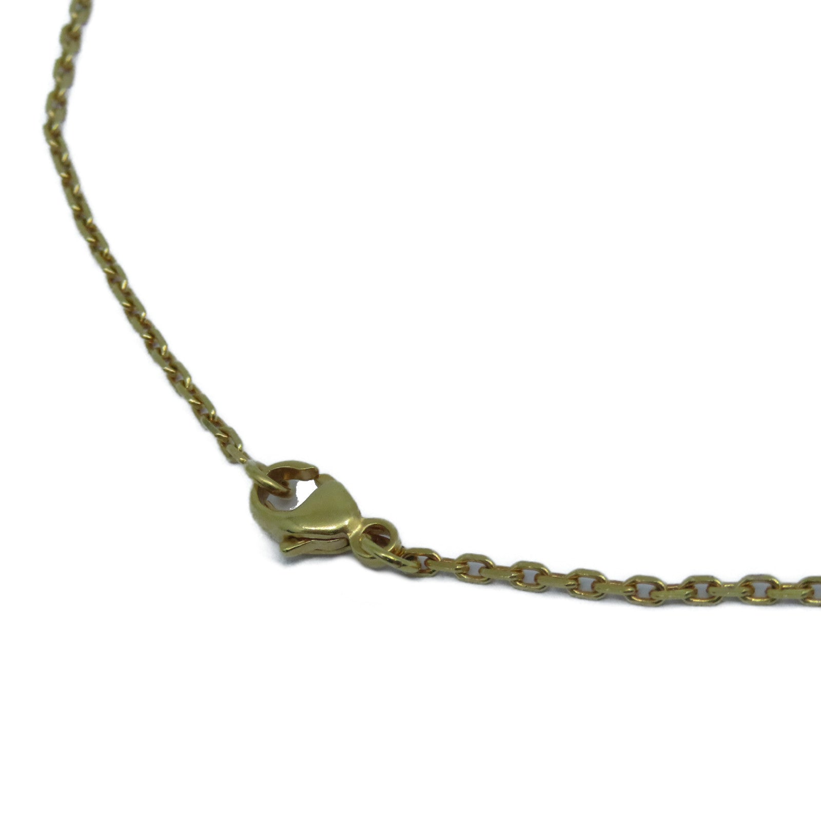 HERMES 金屬Mini Pop H Necklace金扣項鍊Nata奶油白色