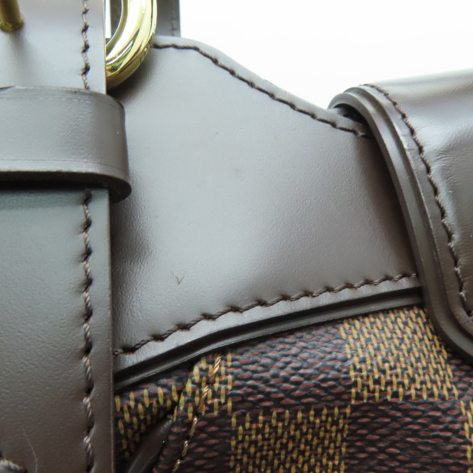 LOUIS VUITTON [Sharp Discount] Damier Sistina PM Shoulder Gold Buckle Shoulder Bag Brown