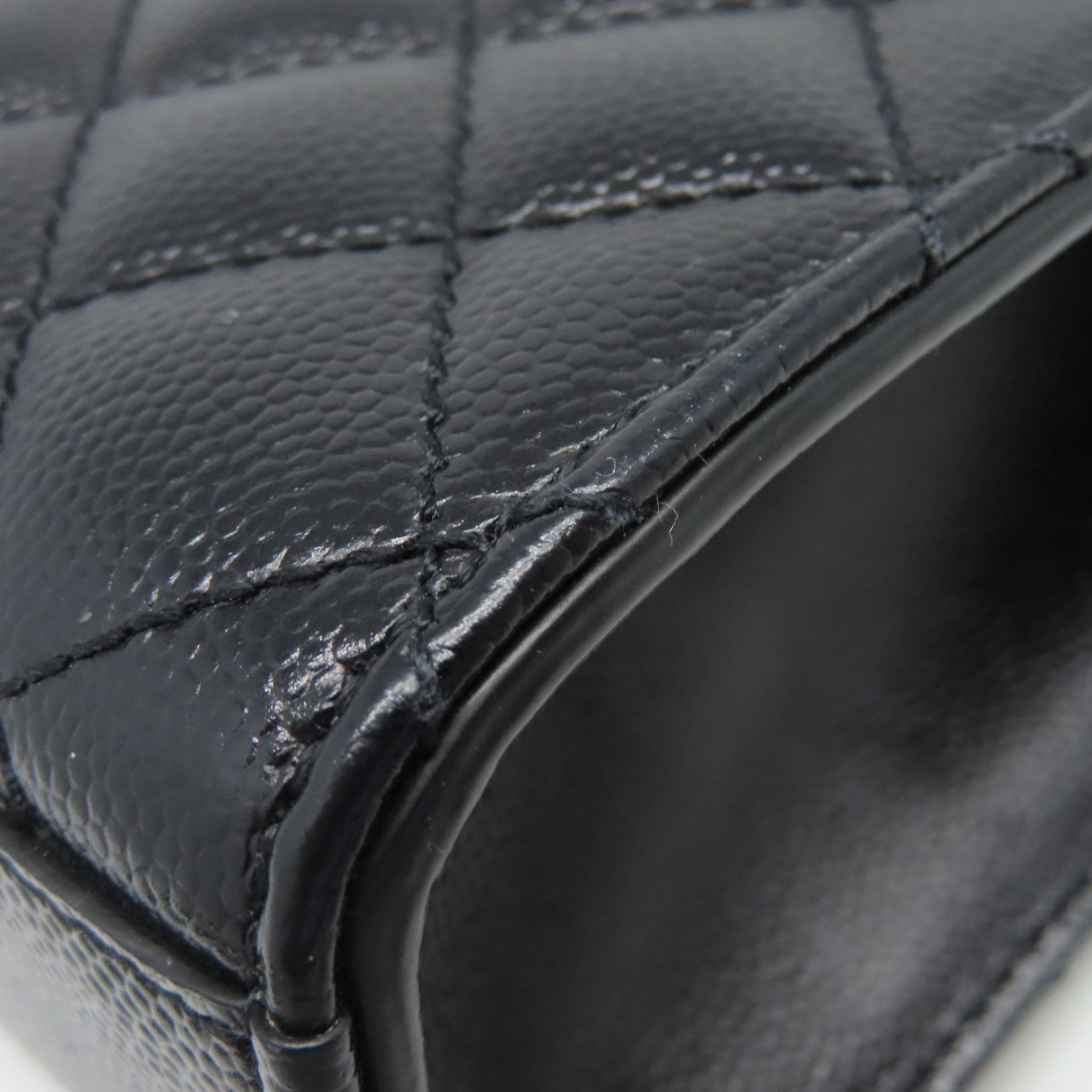 YVES SAINT LAURENT 斜紋牛皮皮革Envelope Medium Bag金扣鏈帶肩背袋黑色