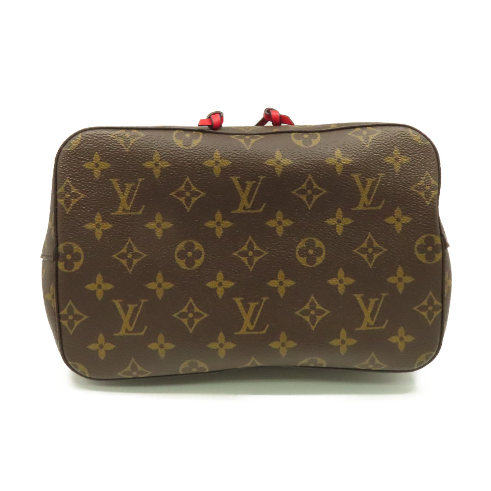 LOUIS VUITTON Monogram NeoNoe MM Shoulder Bag手挽肩背兩用袋啡色/紅色