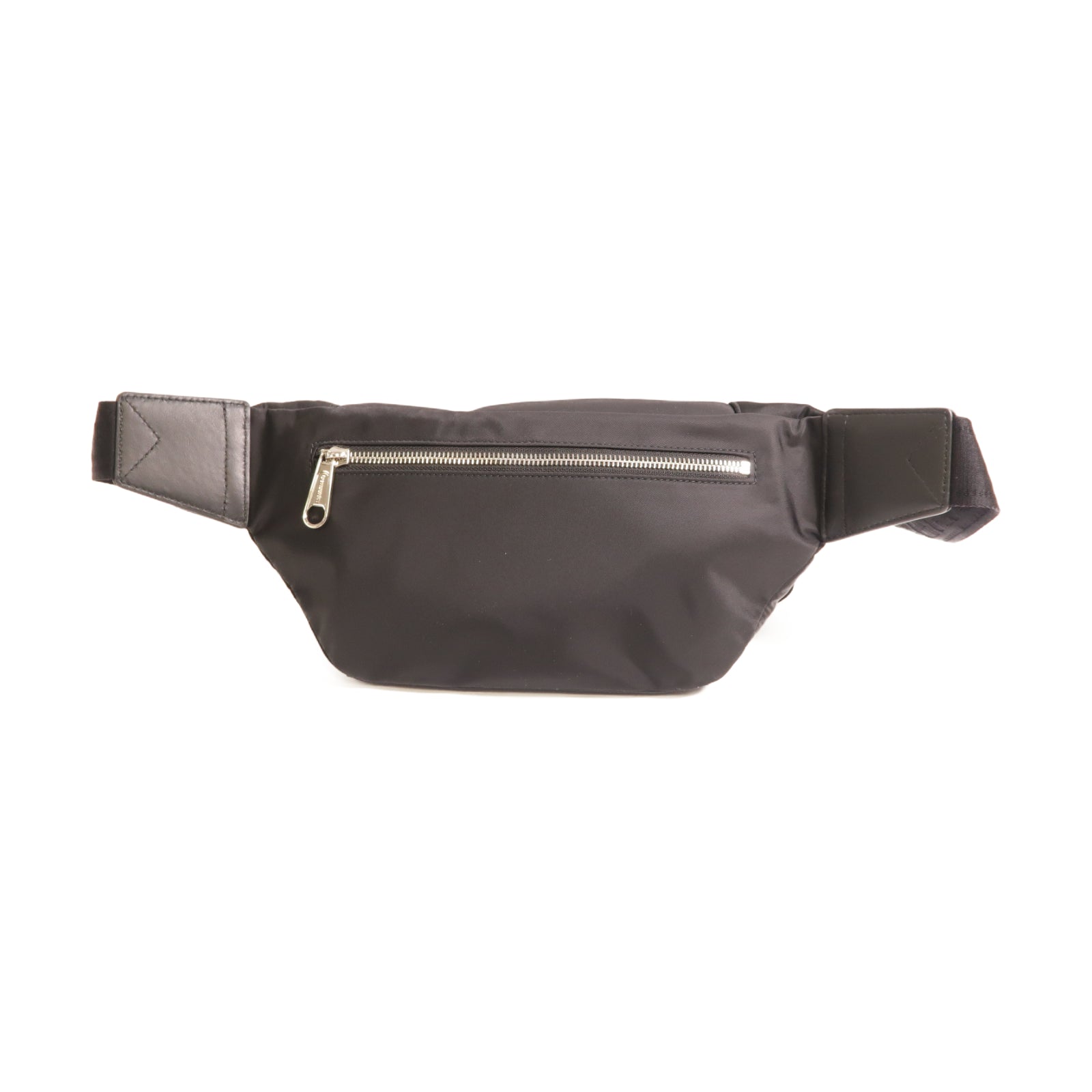 BURBERRY 尼龍Sonny Belt Bag銀扣腰包黑色
