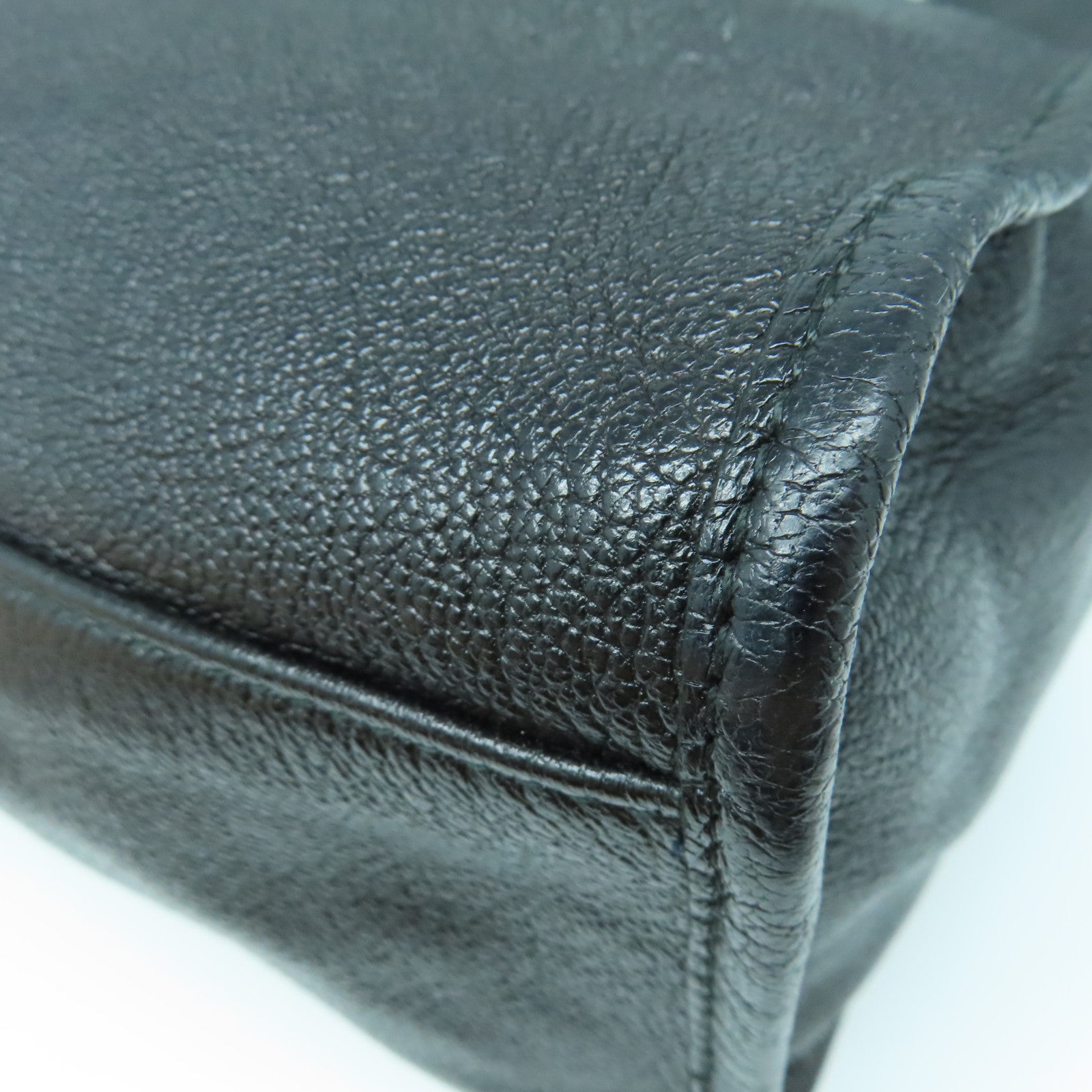 BALENCIAGA 牛皮皮革City金扣手挽肩背兩用袋黑色