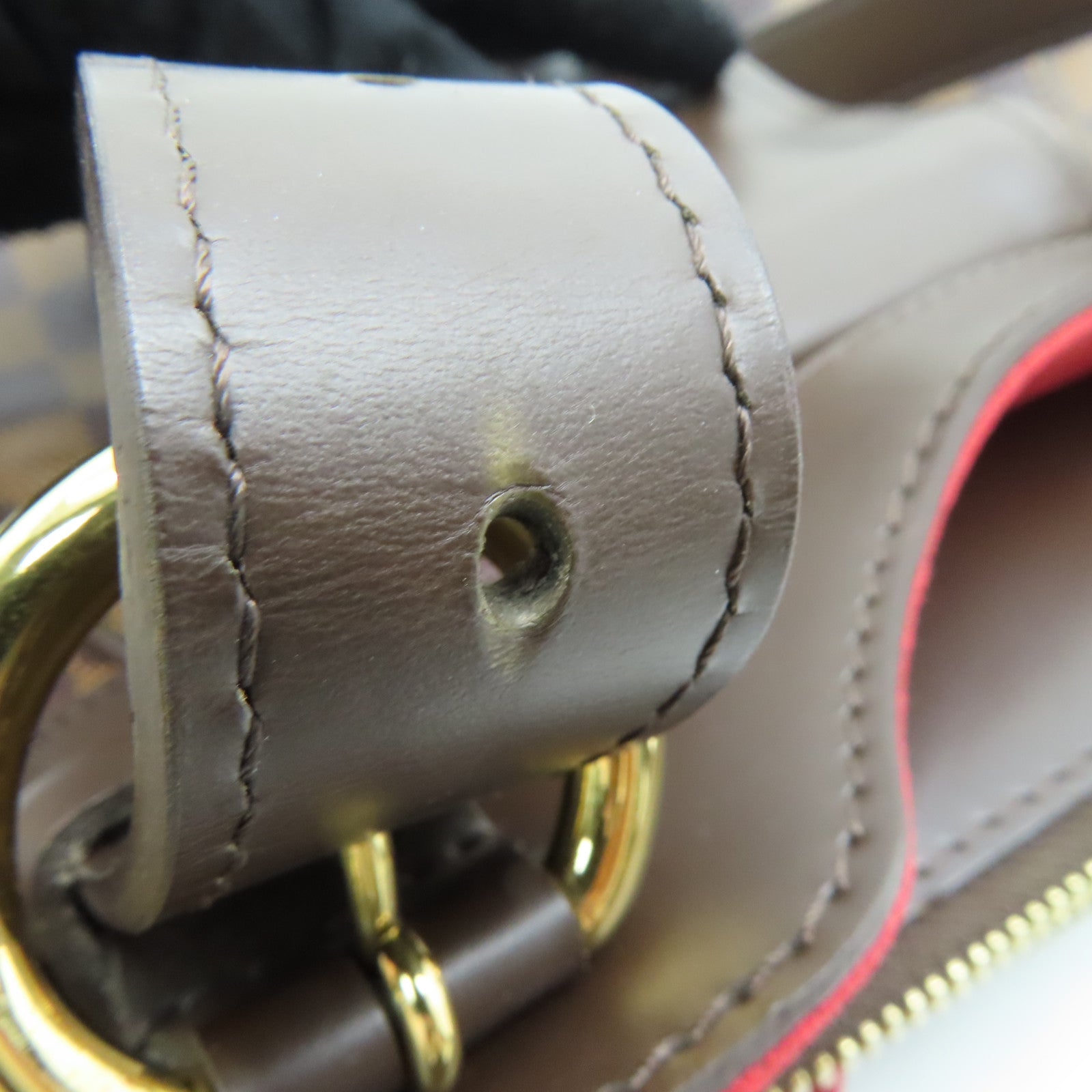 LOUIS VUITTON [Sharp Discount] Damier Sistina PM Shoulder Gold Buckle Shoulder Bag Brown