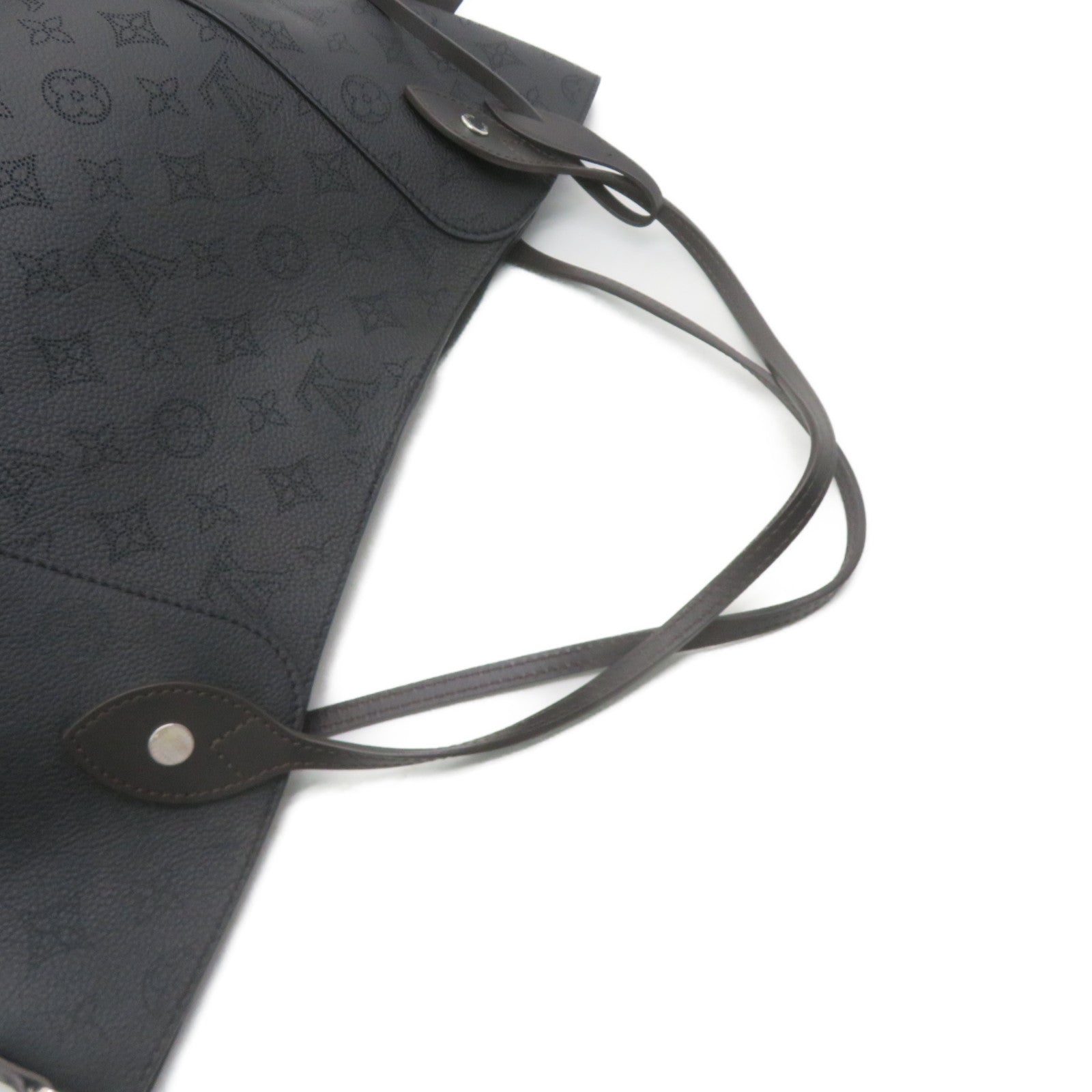 LOUIS VUITTON Mahina Hina MM Tote Shoulder Bag肩背袋黑色