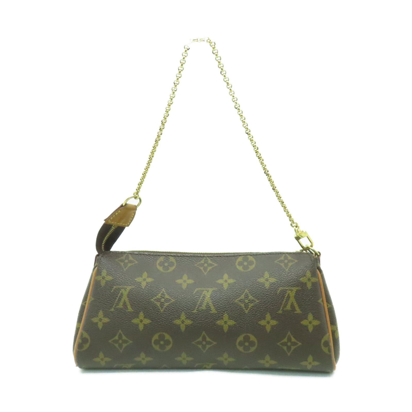 LOUIS VUITTON 【激減優惠】Monogram Eva金扣手挽肩背兩用袋棕色