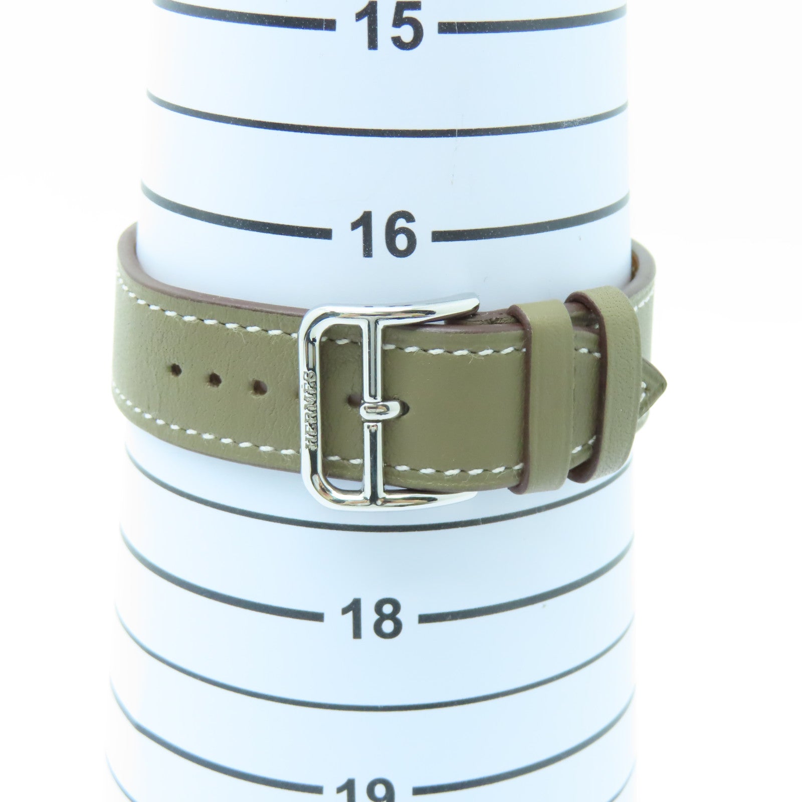 HERMES Cape Cod Watch不鏽鋼手錶石英機芯白色
