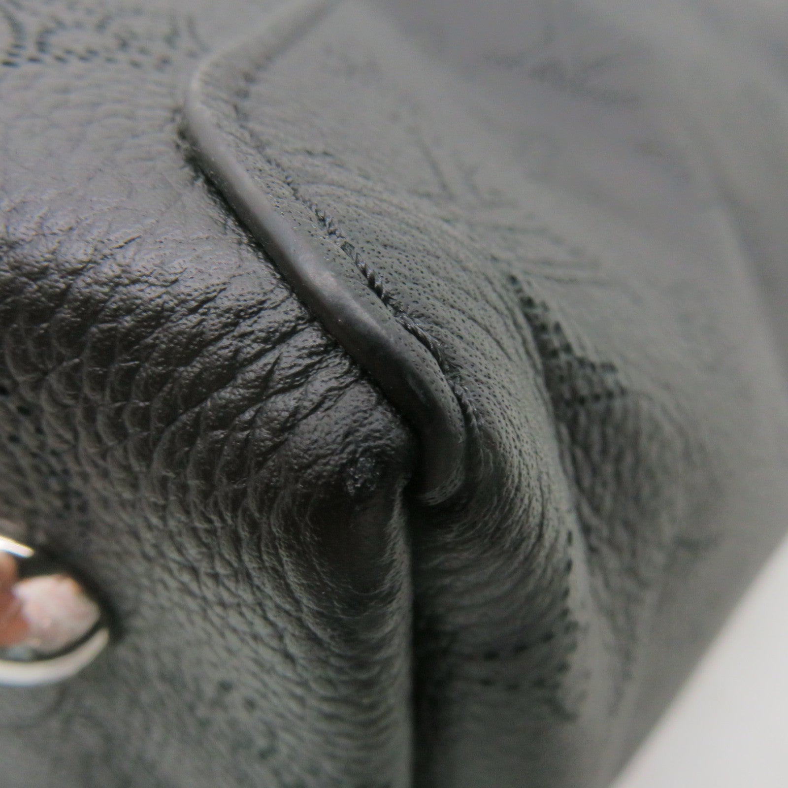 LOUIS VUITTON Mahina Hina MM Tote Shoulder Bag肩背袋黑色