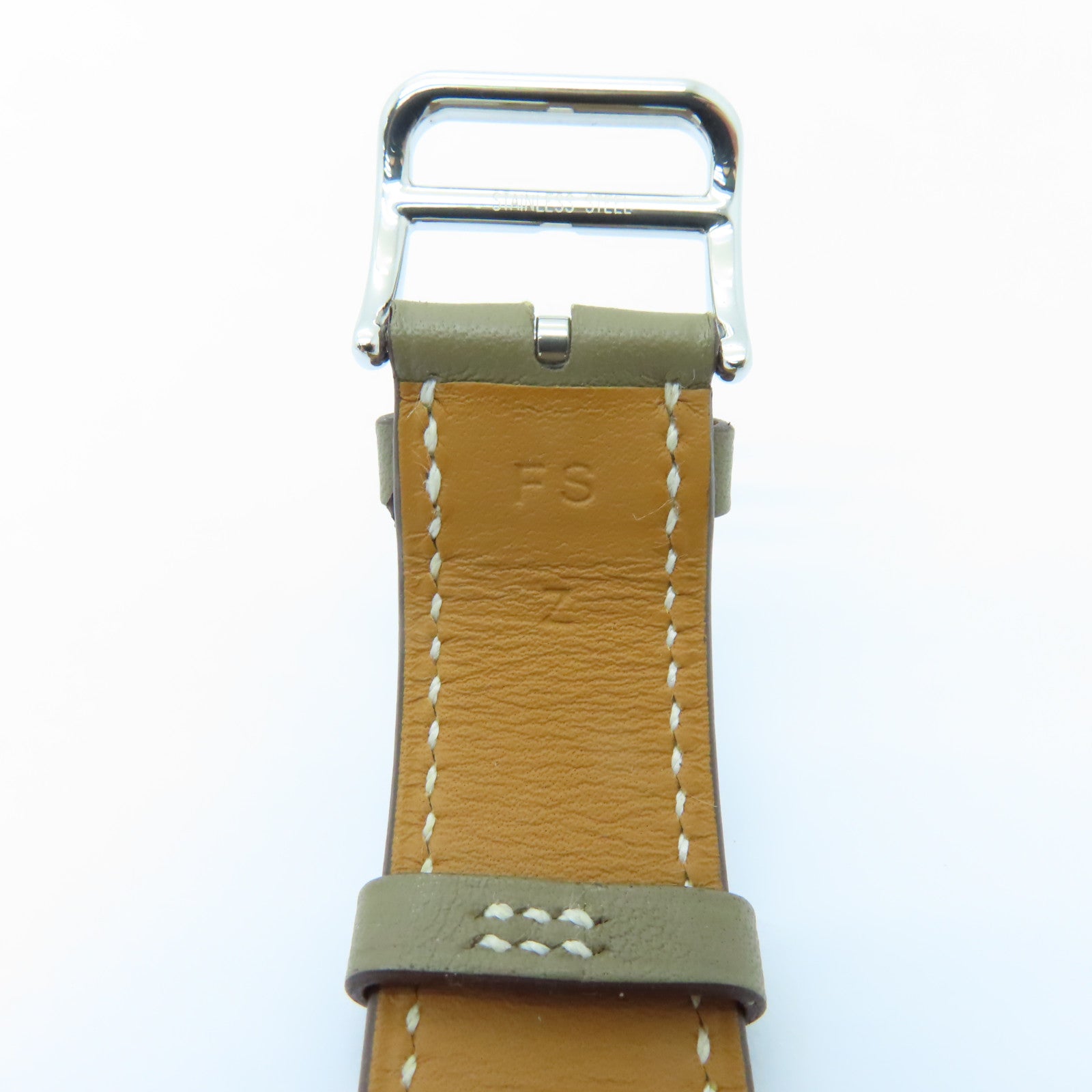 HERMES Cape Cod Watch不鏽鋼手錶石英機芯白色
