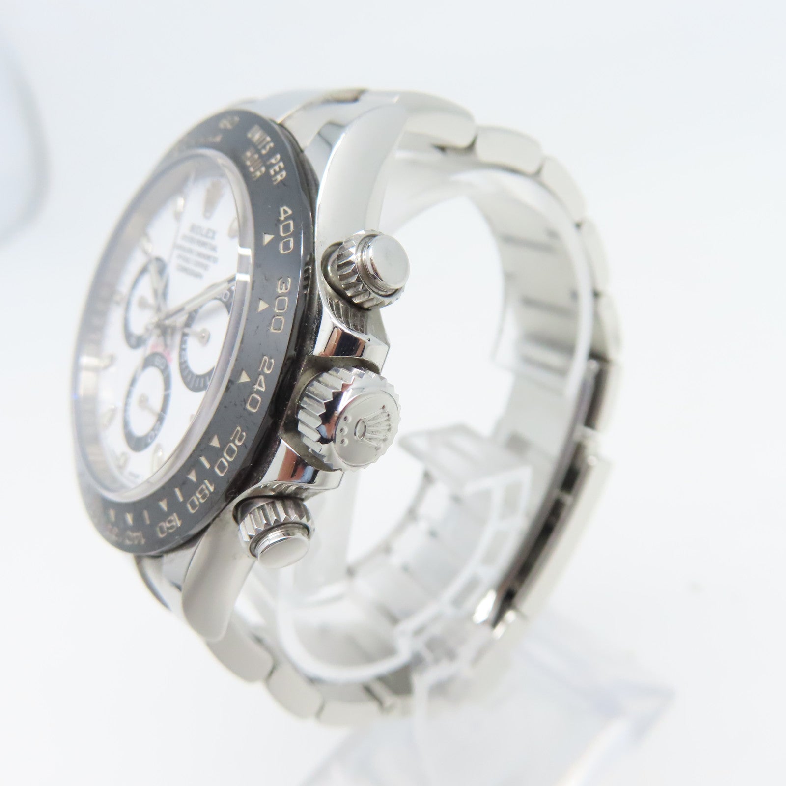 ROLEX Daytona不鏽鋼手錶自動機芯黑色/白色