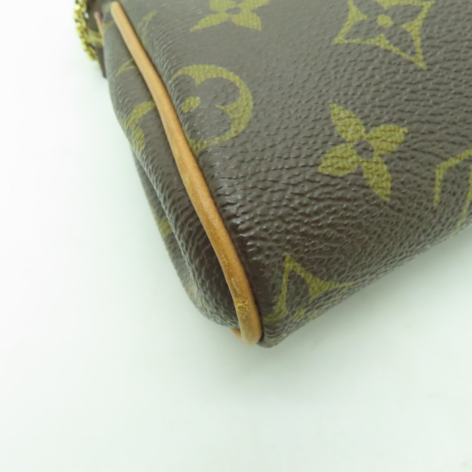 LOUIS VUITTON 【激減優惠】Monogram Eva金扣手挽肩背兩用袋棕色