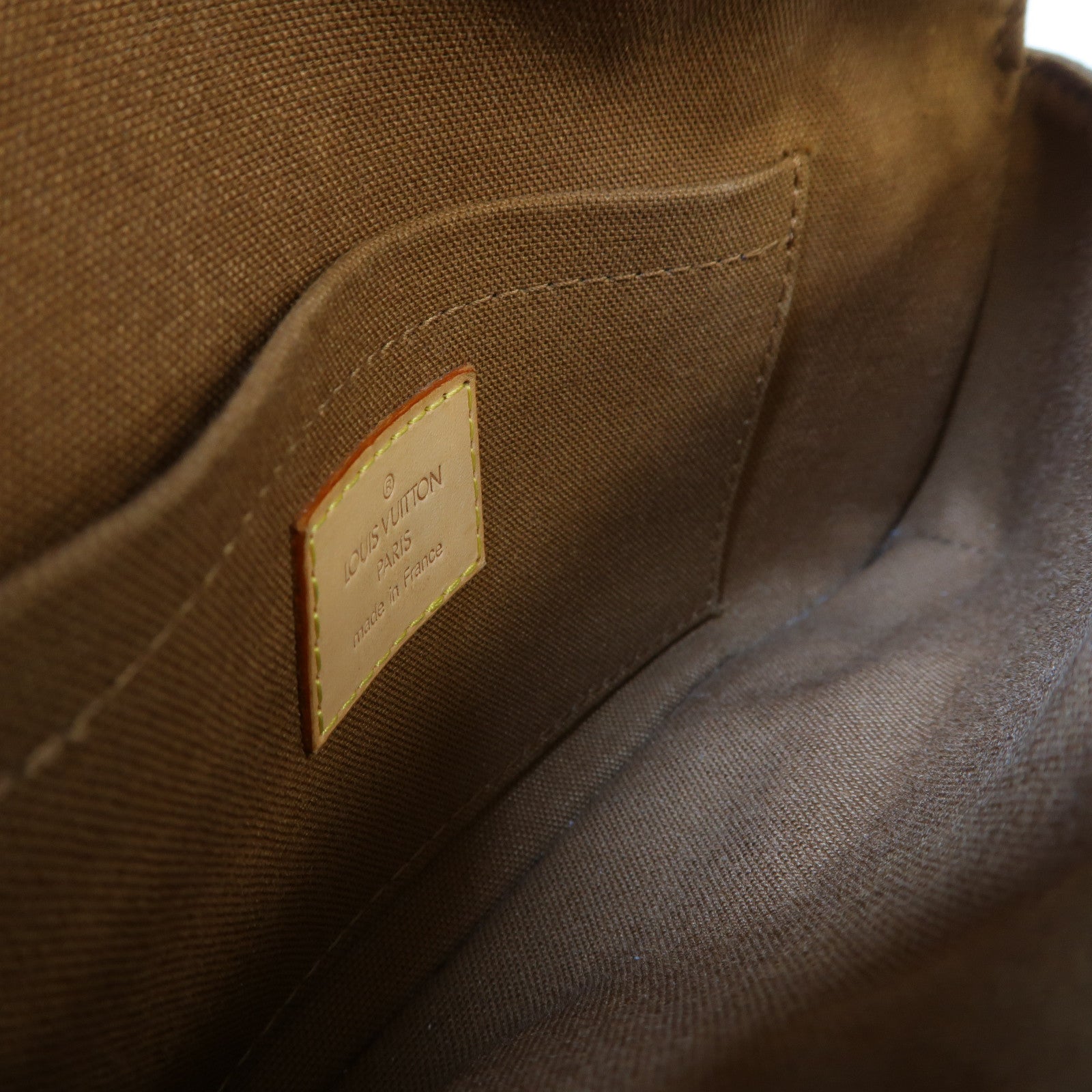 LOUIS VUITTON Monogram Pochette Marelle金扣肩背袋啡色