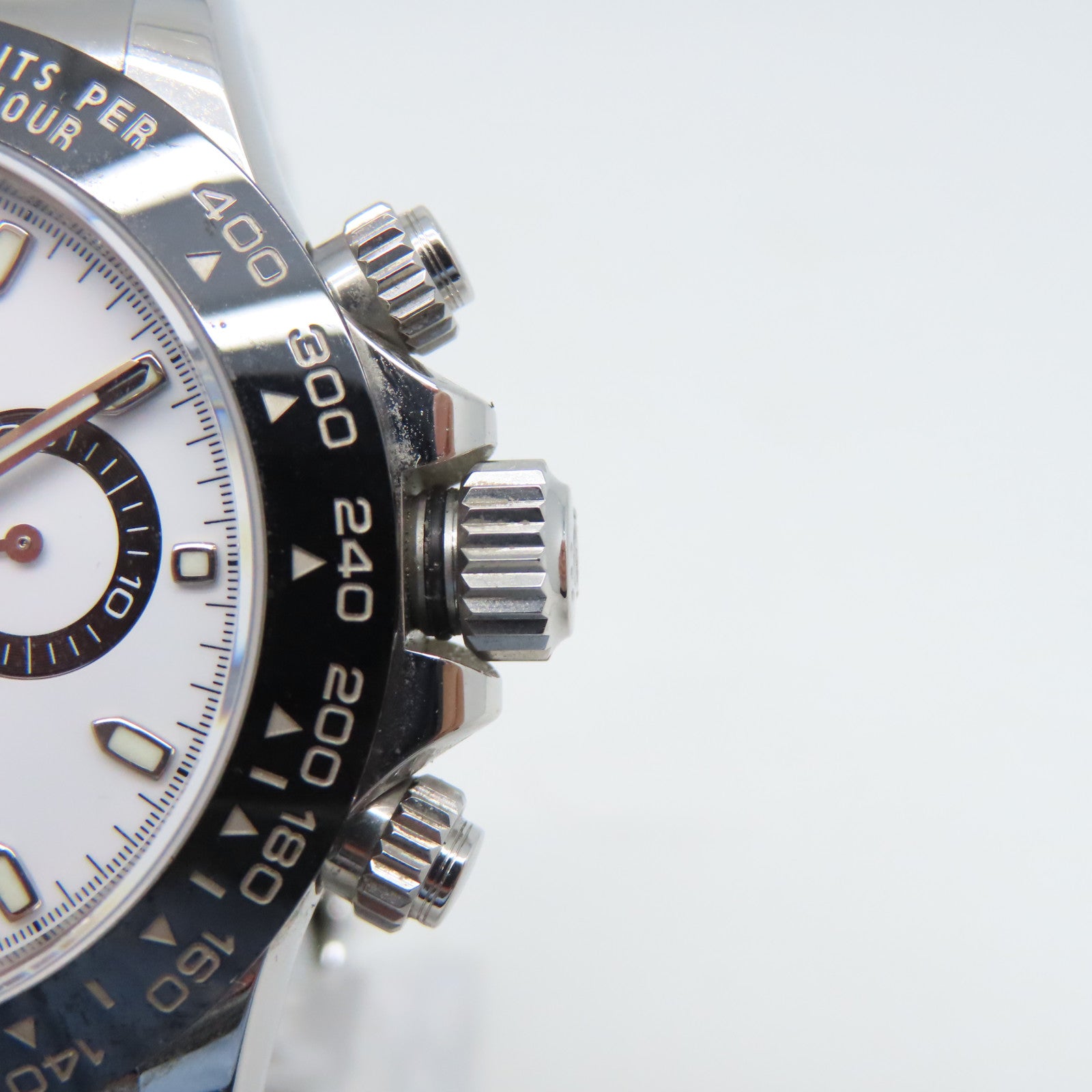 ROLEX Daytona不鏽鋼手錶自動機芯黑色/白色