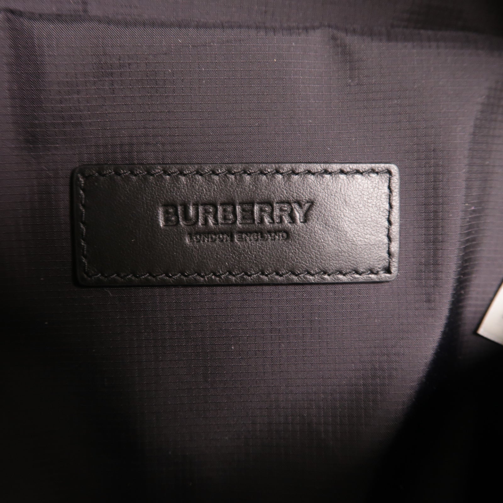BURBERRY 尼龍Sonny Belt Bag銀扣腰包黑色