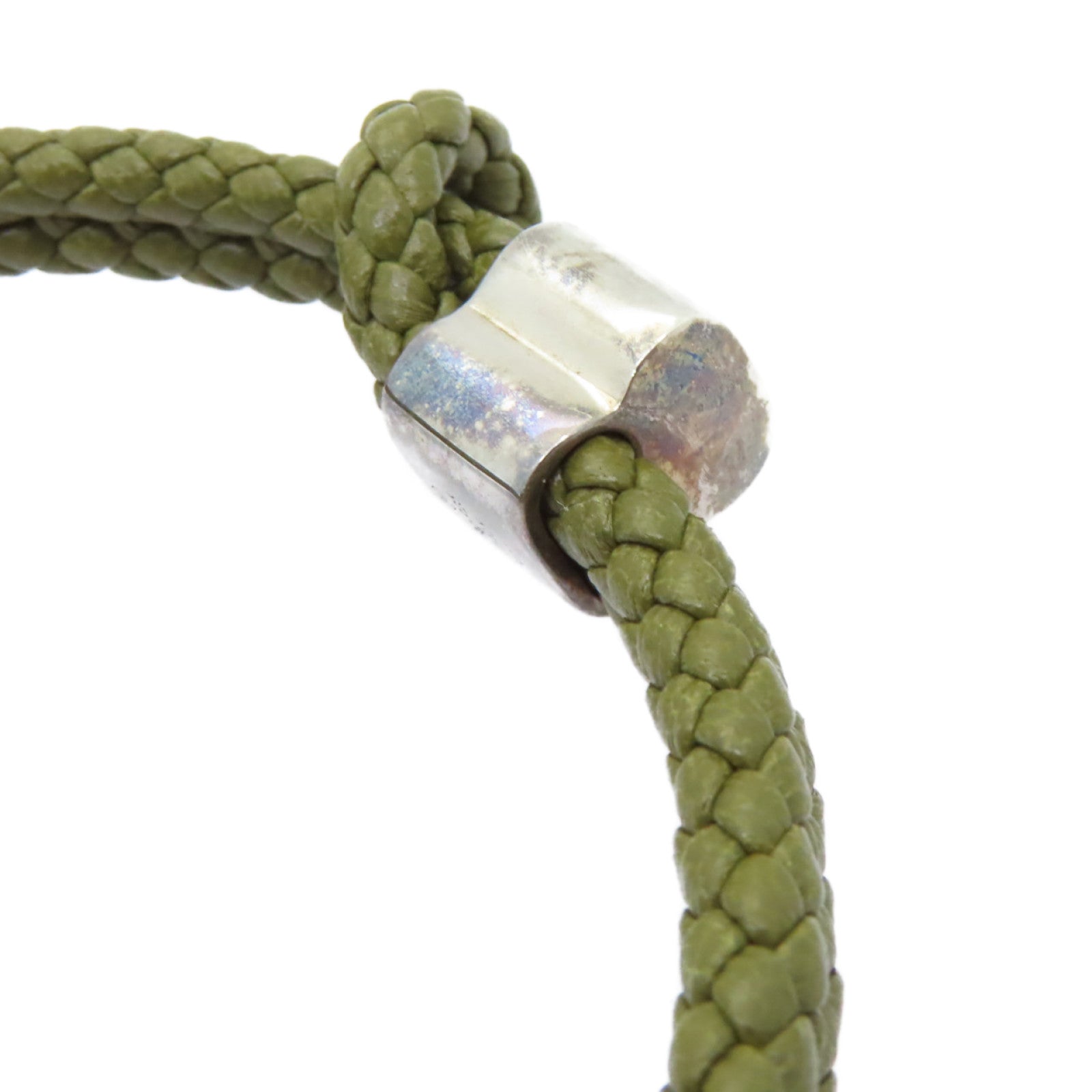 BOTTEGA VENETA 牛皮皮革Bracelets金扣手鏈綠色