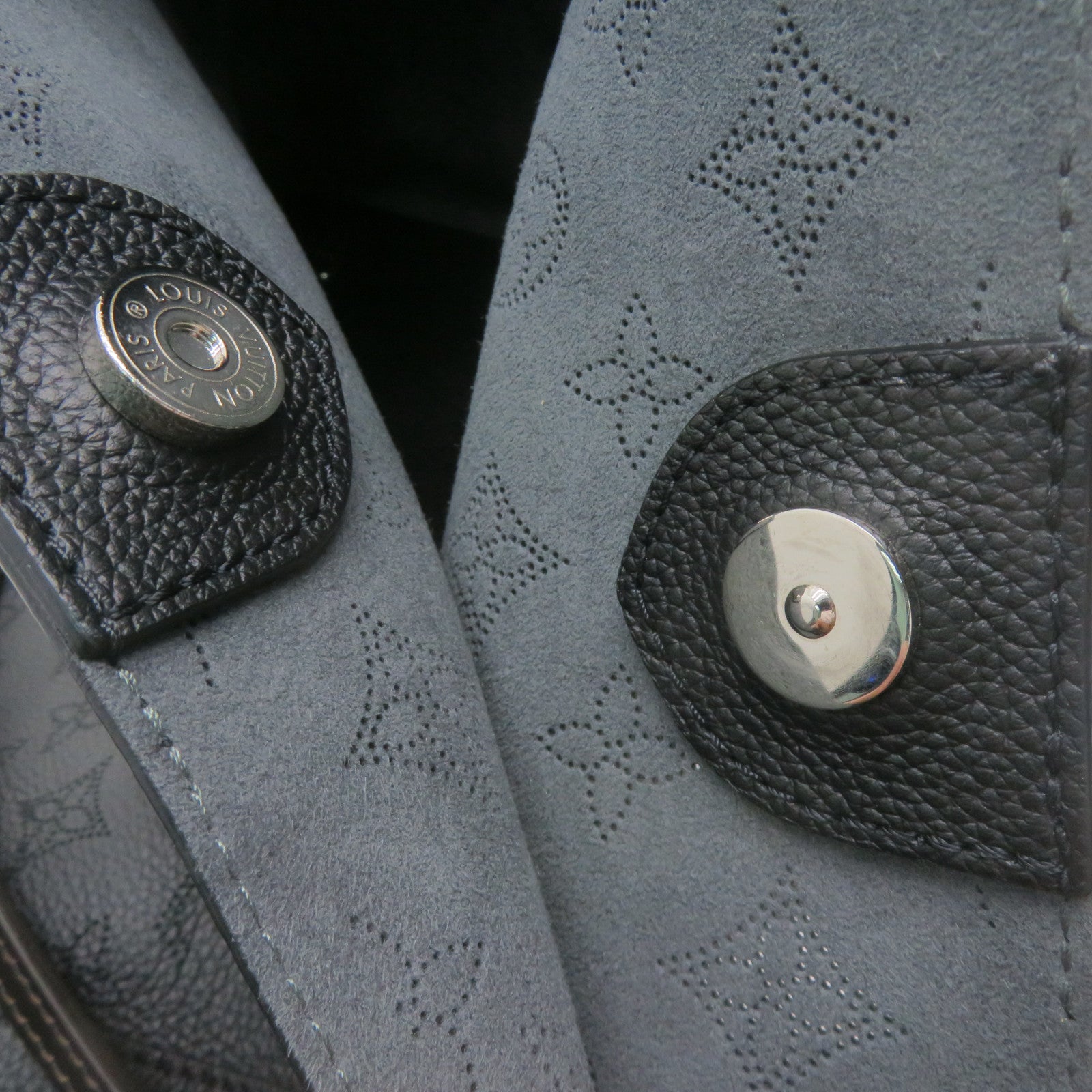LOUIS VUITTON Mahina Hina MM Tote Shoulder Bag肩背袋黑色