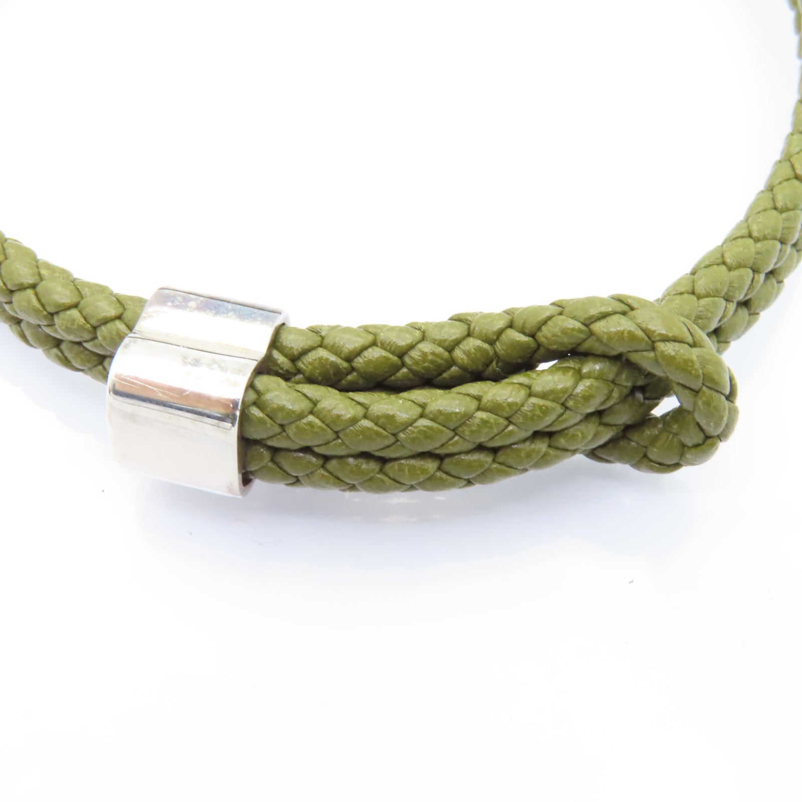 BOTTEGA VENETA 牛皮皮革Bracelets金扣手鏈綠色