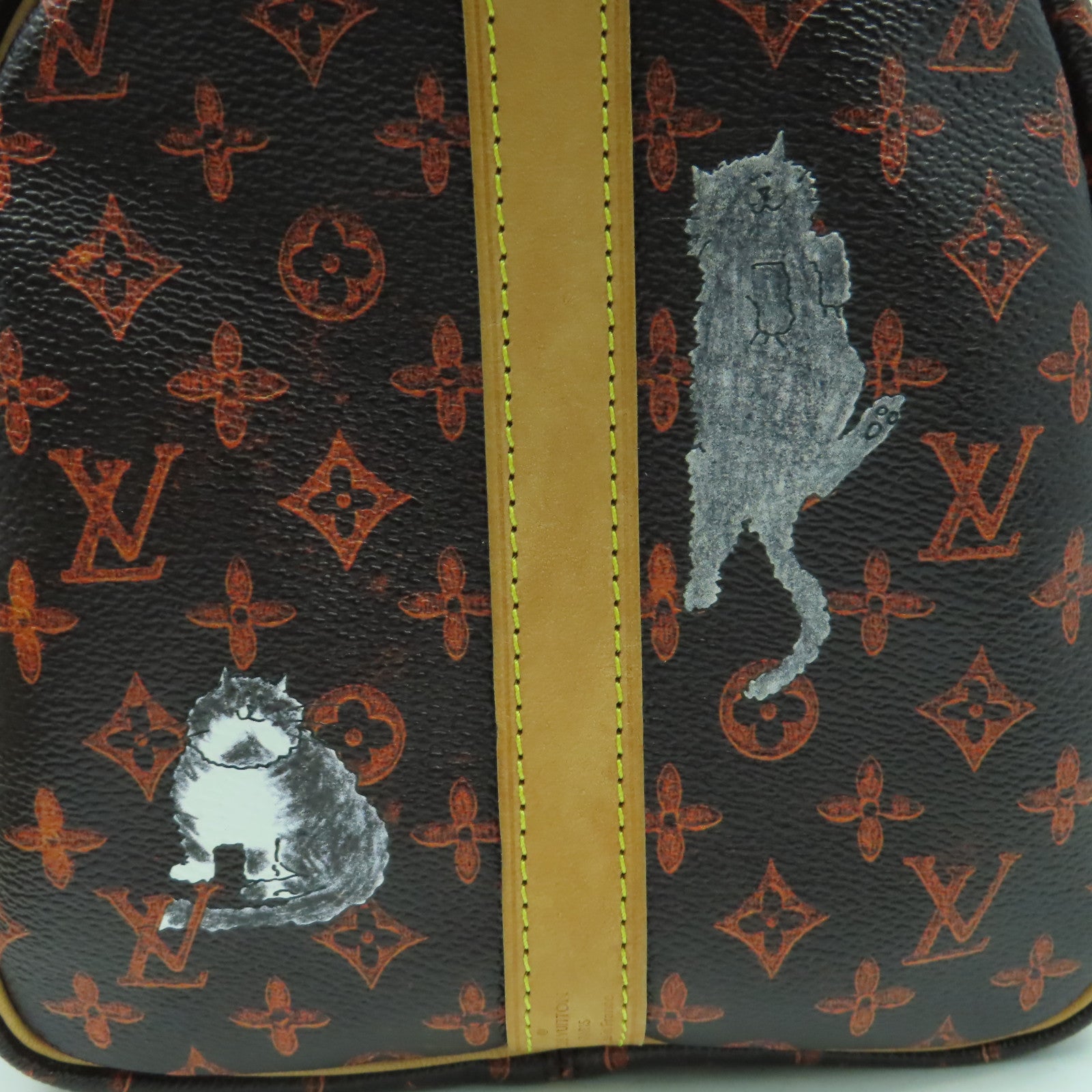 LOUIS VUITTON Monogram Grace Coddngton CatogramSpeedy 30 Band金扣手挽肩背兩用袋啡色