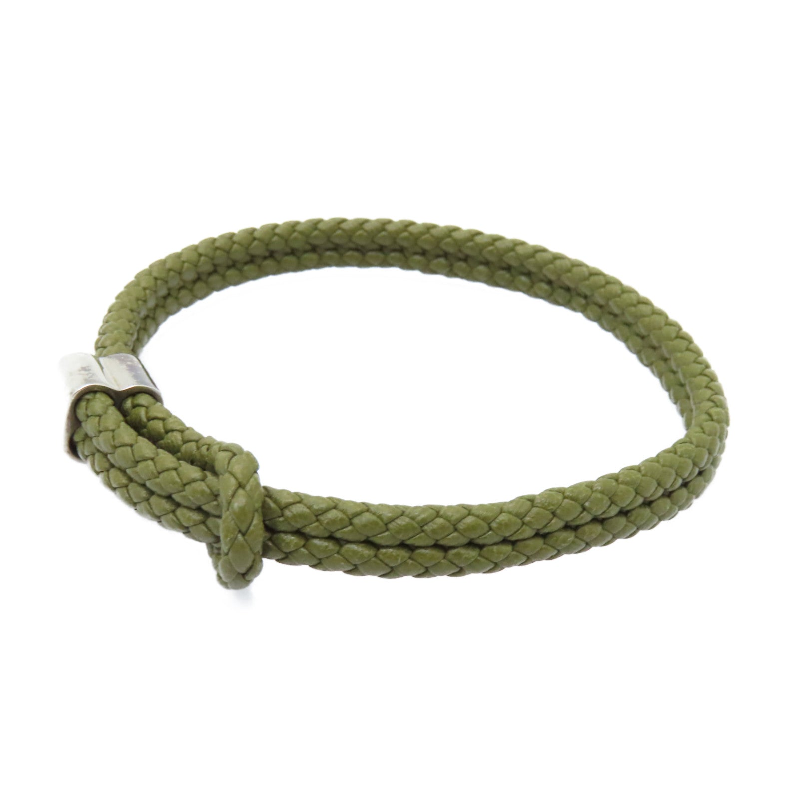 BOTTEGA VENETA 牛皮皮革Bracelets金扣手鏈綠色