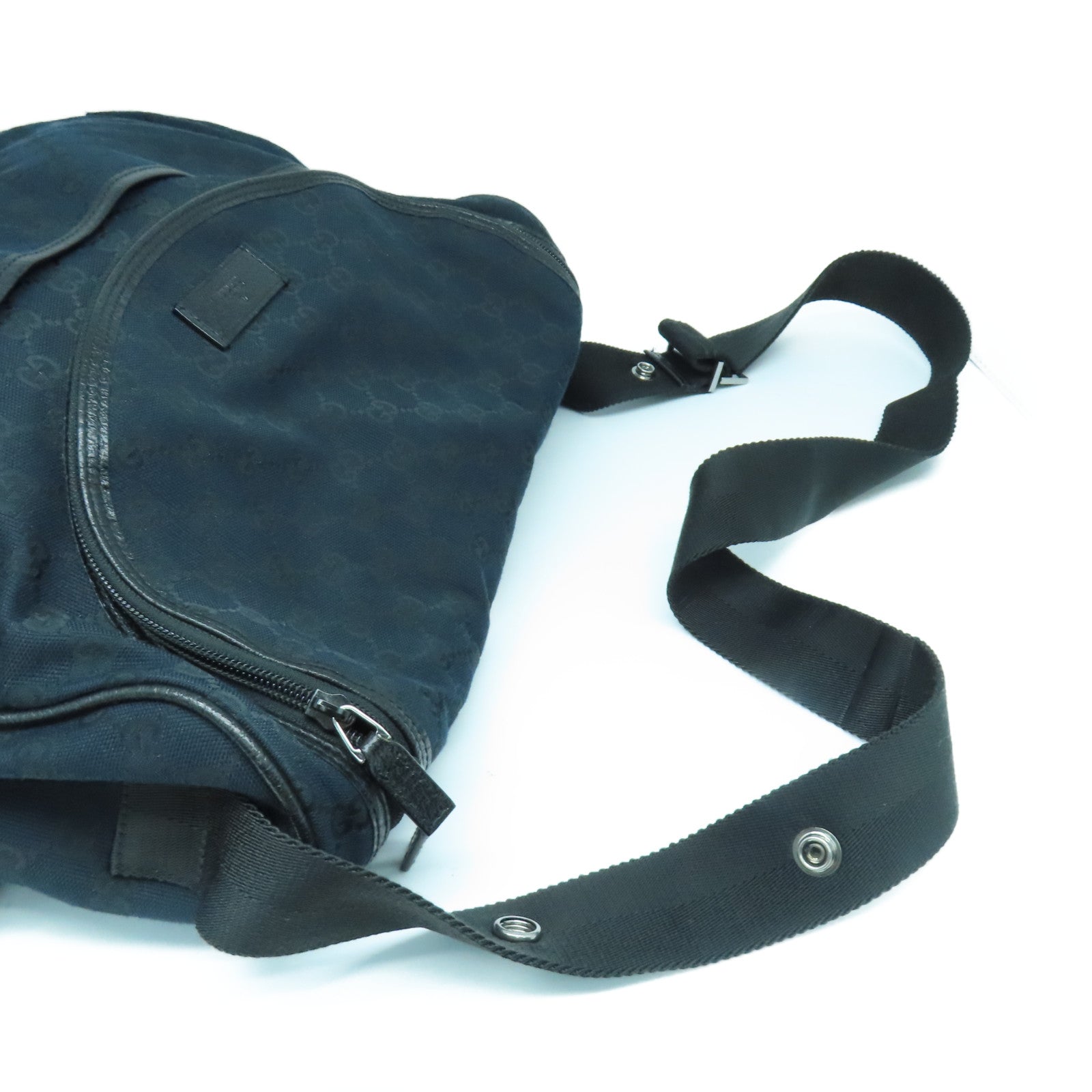 GUCCI 帆布Shoulder Bag肩背袋黑色
