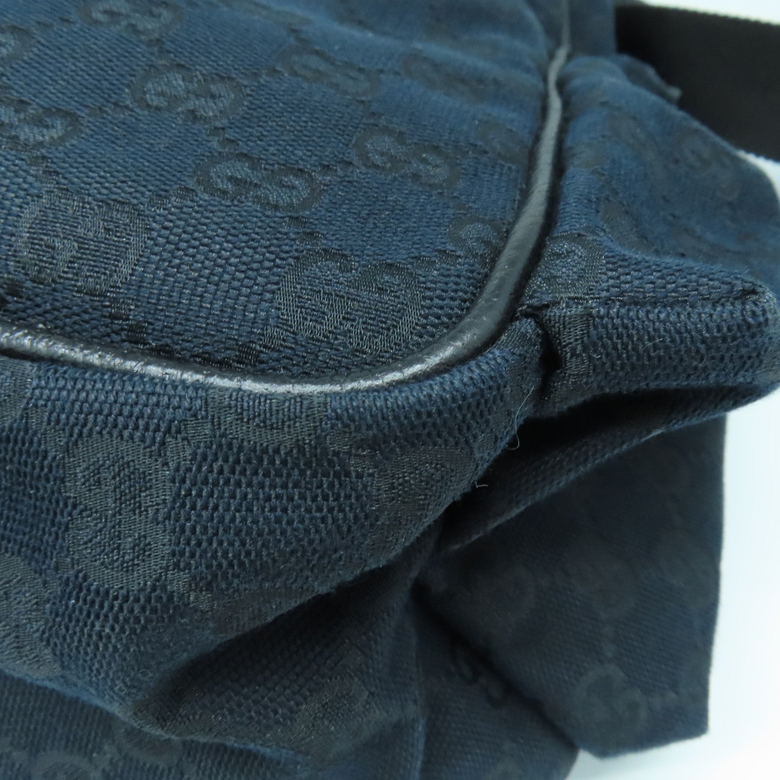 GUCCI 帆布Shoulder Bag肩背袋黑色