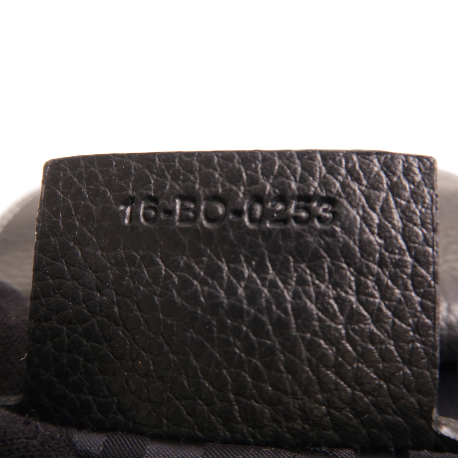 Dior 牛皮皮革Vertical Pouch With Strap銀扣肩背袋黑色