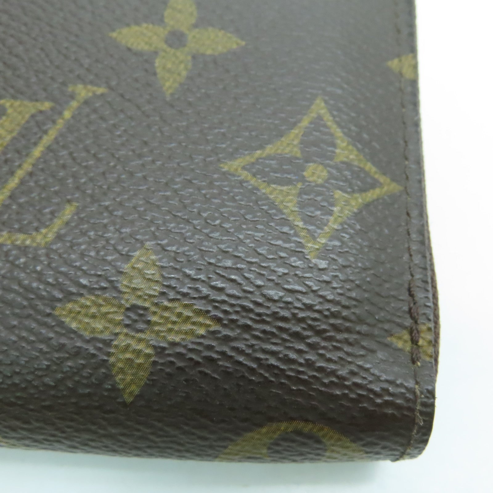 LOUIS VUITTON Monogram Zippy Coin Case金扣零钱包啡色