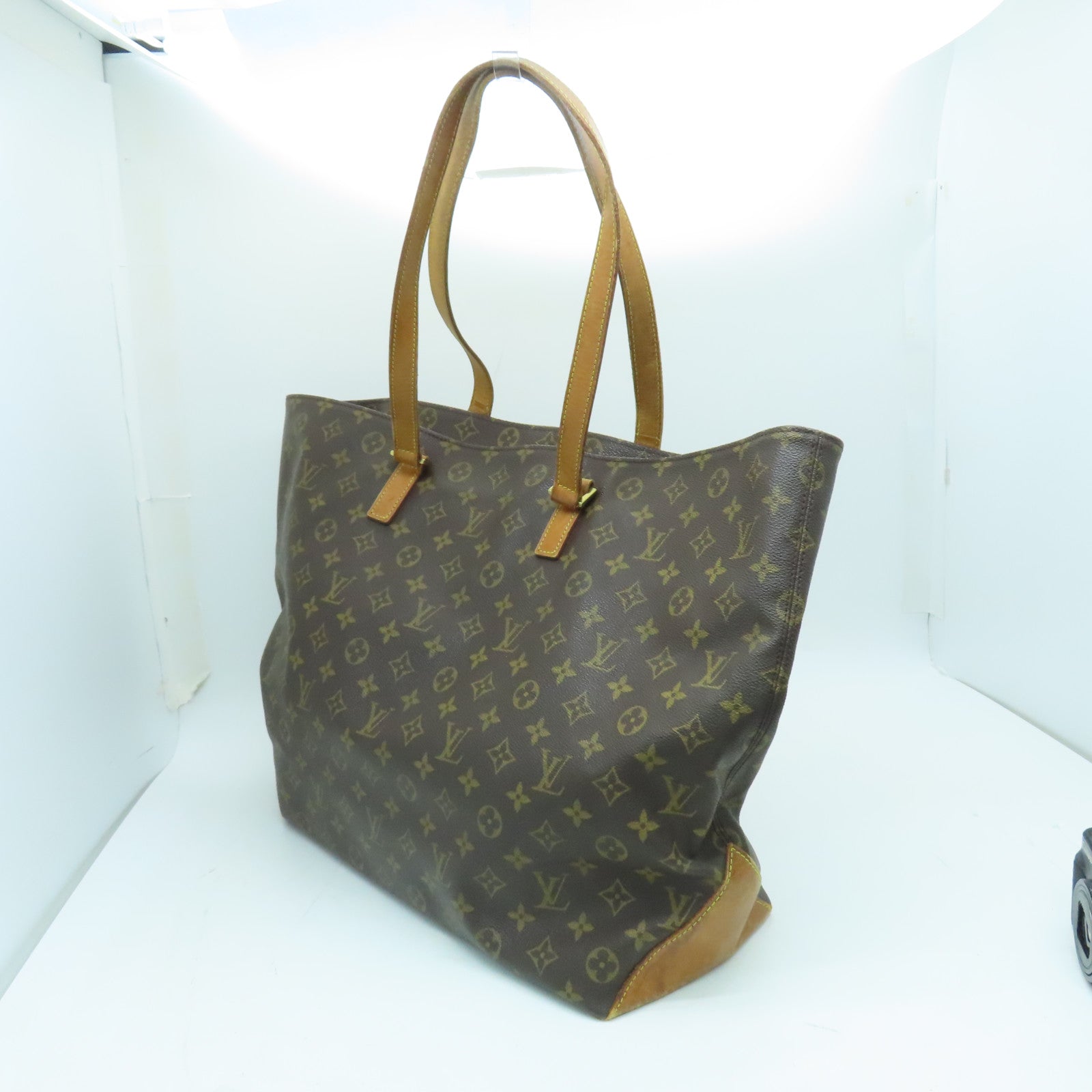 LOUIS VUITTON 【激減優惠】Monogram Cabas Alto Tote Bag金扣手挽袋啡色