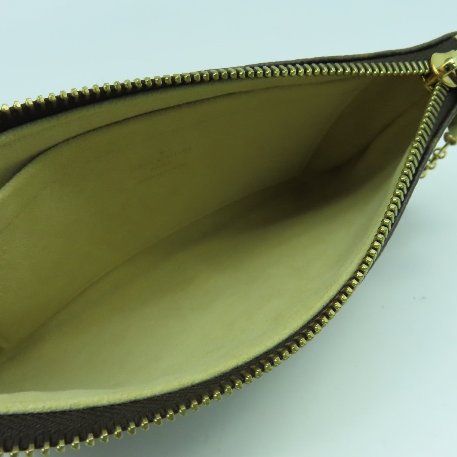 LOUIS VUITTON Monogram Pochette Milla金扣手挽肩背兩用袋啡色