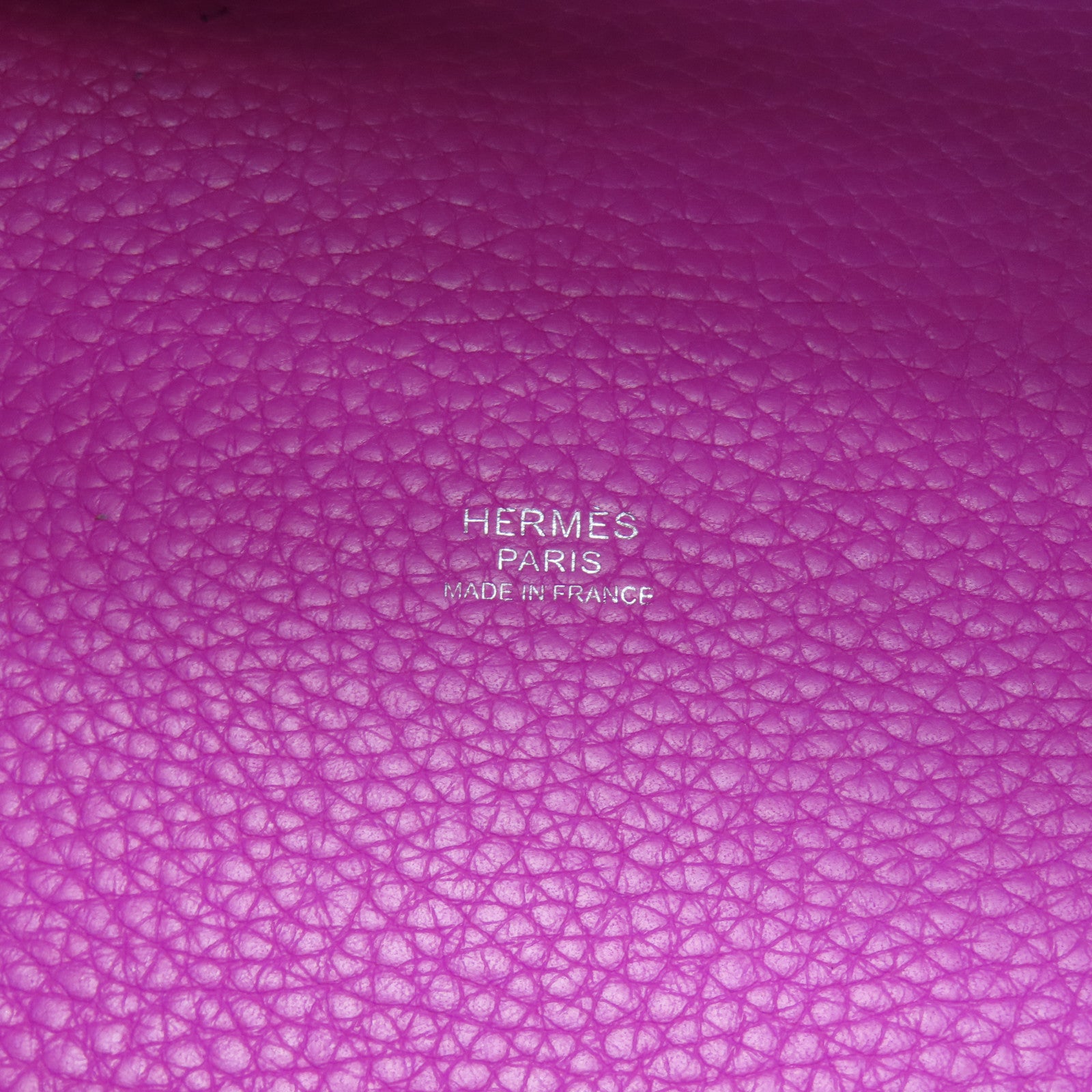 HERMES 【激減優惠】Clemence皮革Picotin PM銀扣手挽袋Rose Extreme粉紅色