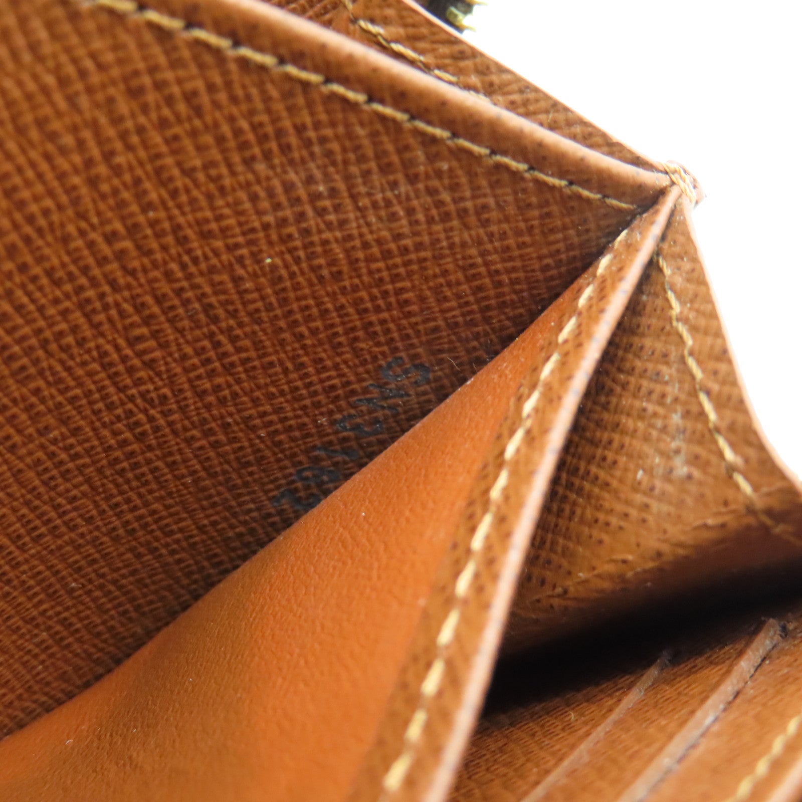 LOUIS VUITTON Monogram Zippy Coin Case金扣零钱包啡色
