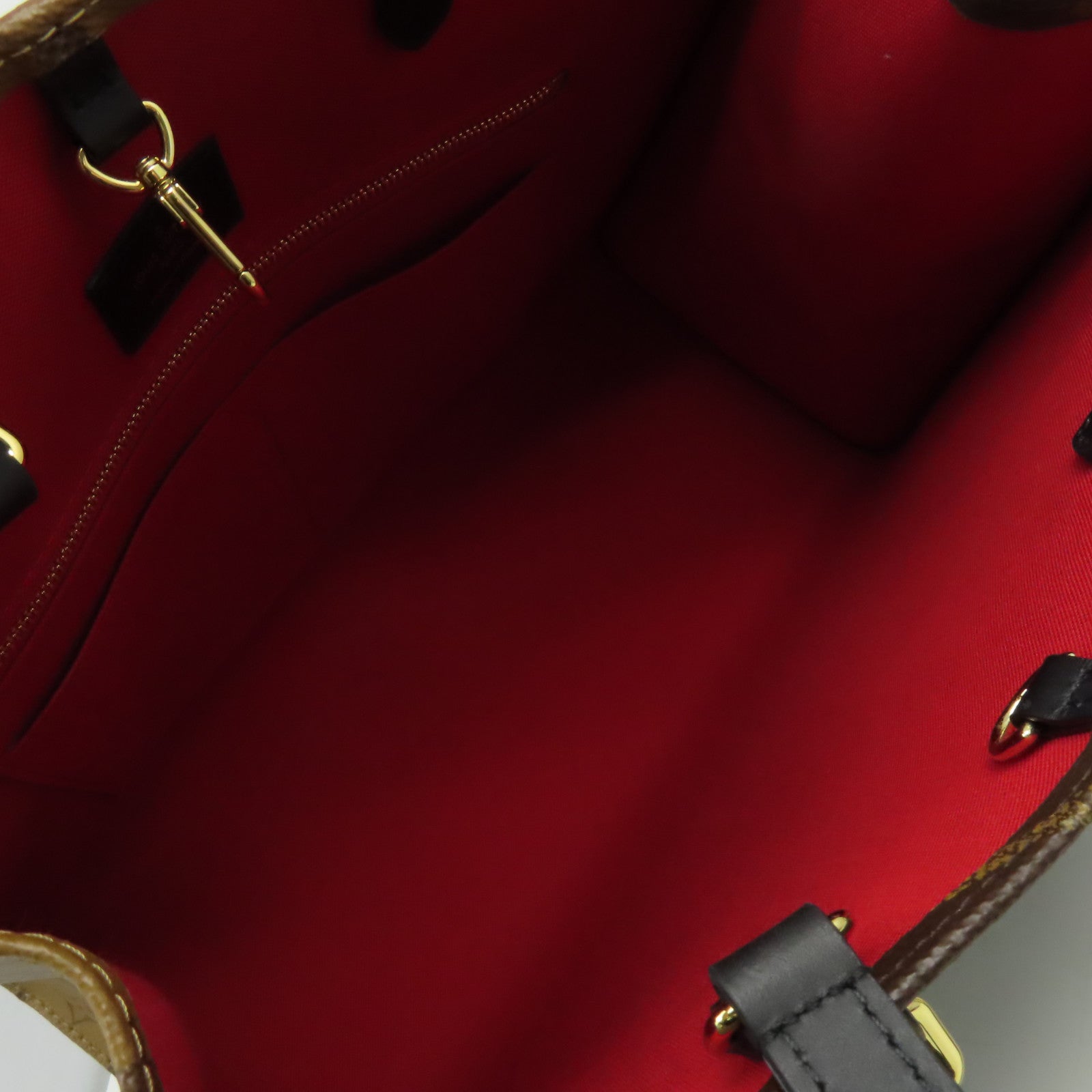 LOUIS VUITTON Monogram OnTheGo MM 2Way Shoulder Bag手挽肩背兩用袋啡色