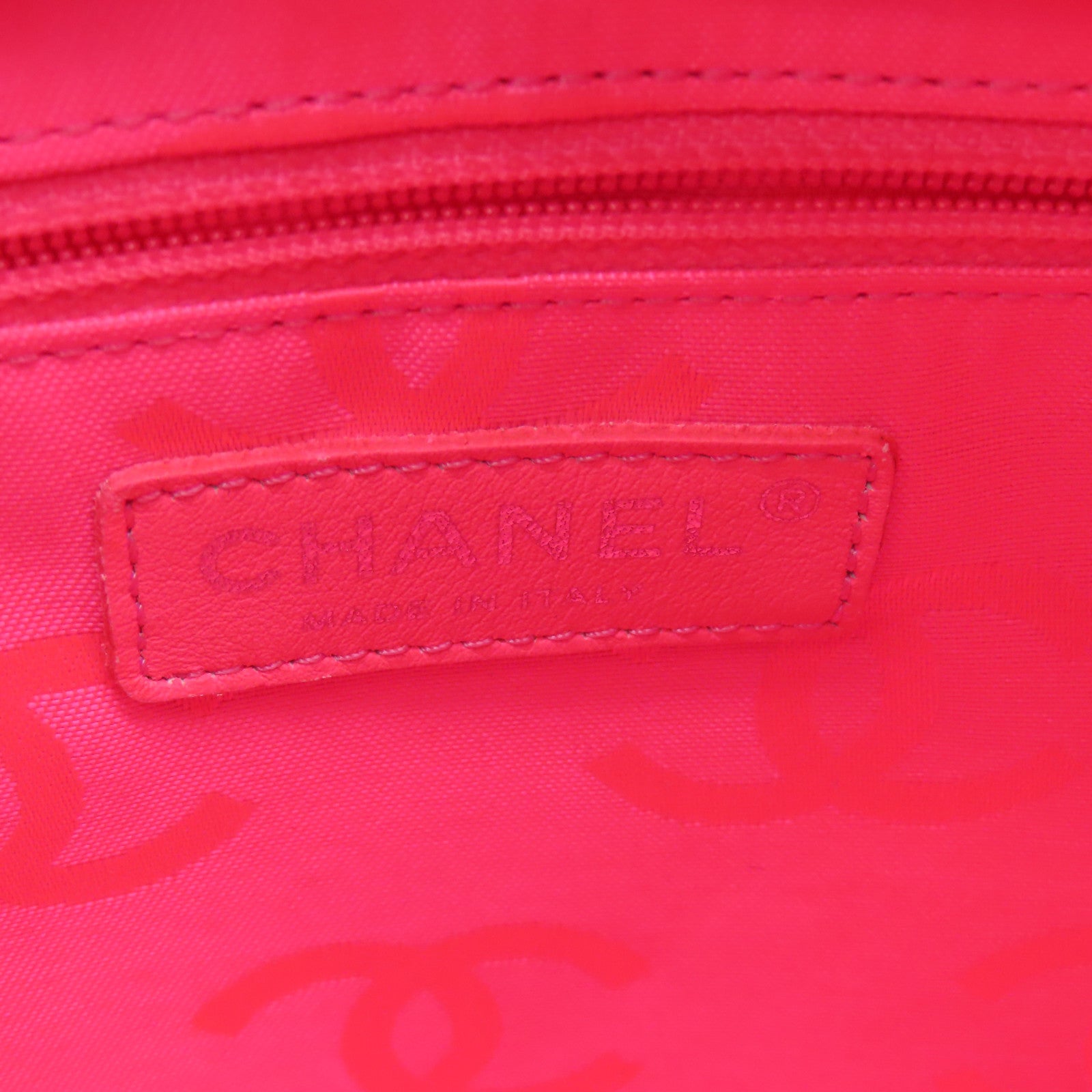 CHANEL Lingge cowhide leather Cambon Line Tote silver buckle handle bag / shoulder bag black
