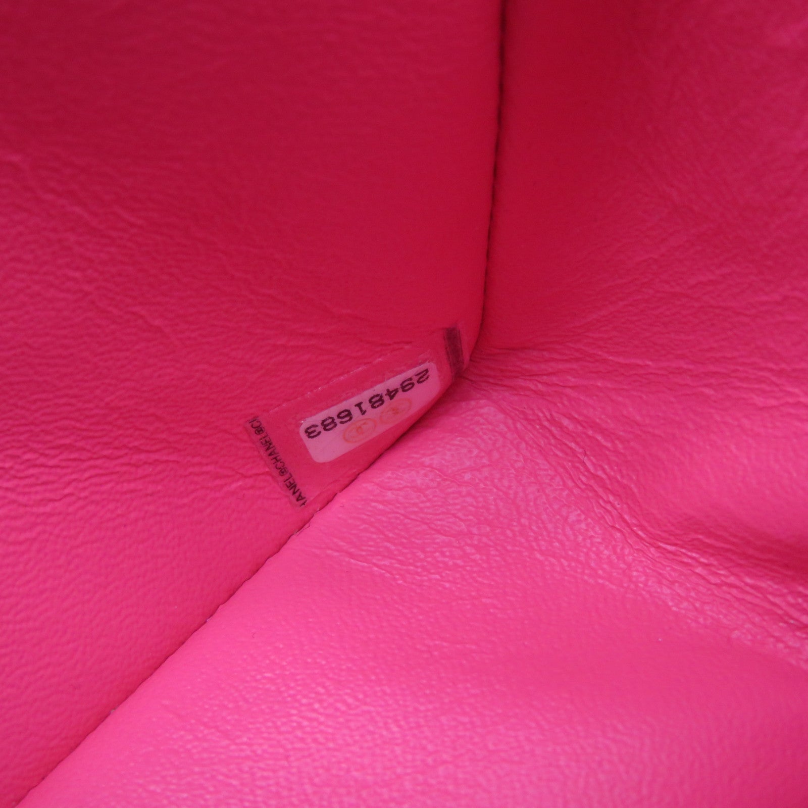 CHANEL 菱格漆皮皮革Chain Shoulder Bag金扣鏈帶肩背袋粉紅色