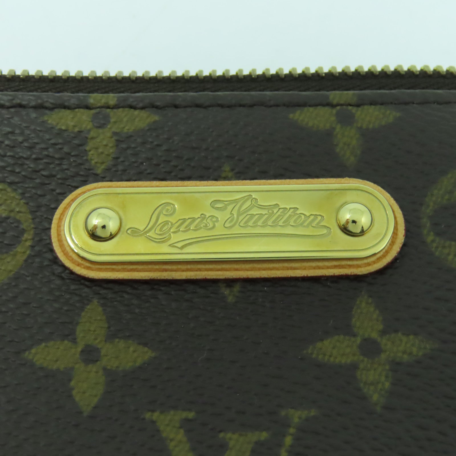 LOUIS VUITTON Monogram Pochette Milla金扣手挽肩背兩用袋啡色