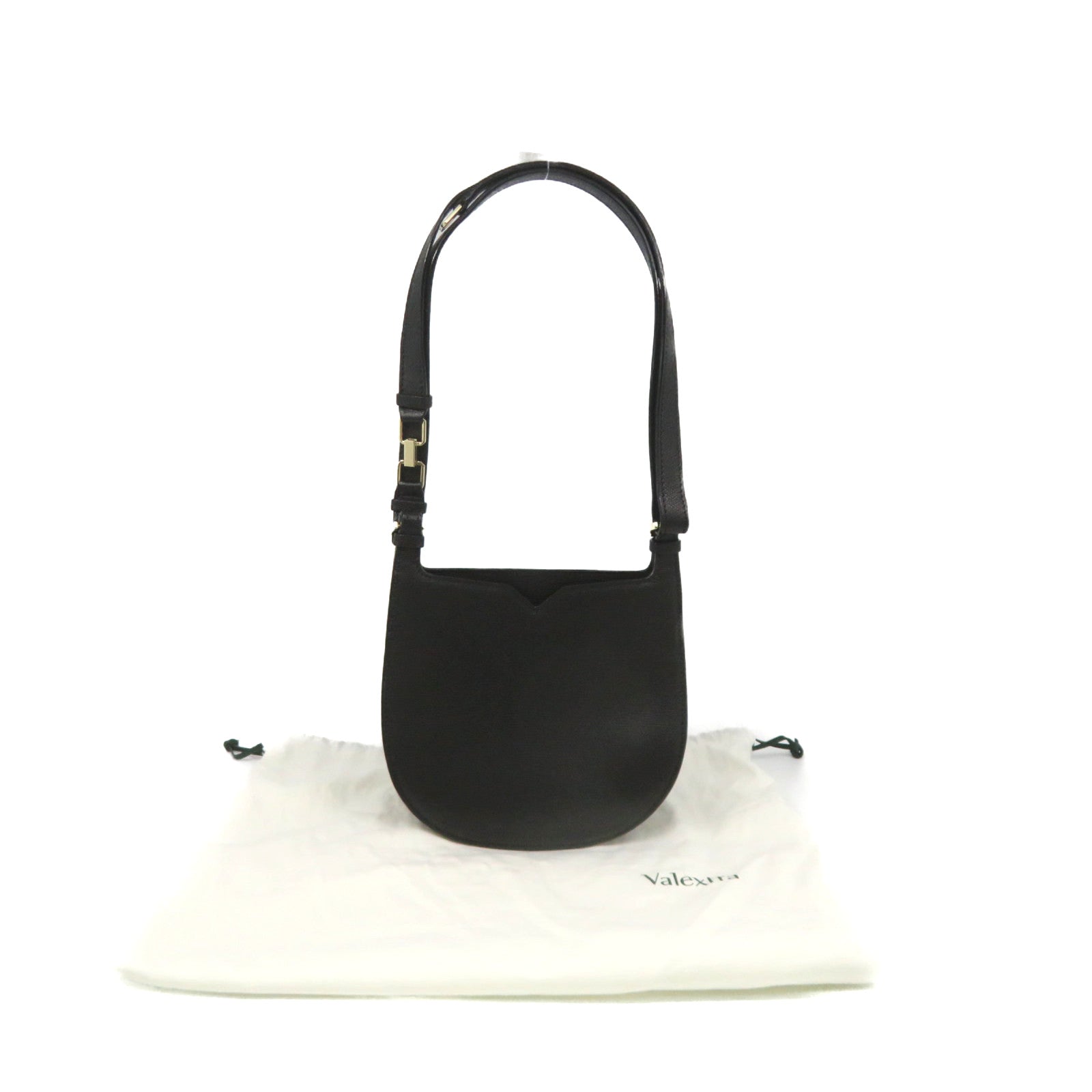 SELECTION Calfskin Leather Valextra Hobo Weekend Mini Bag