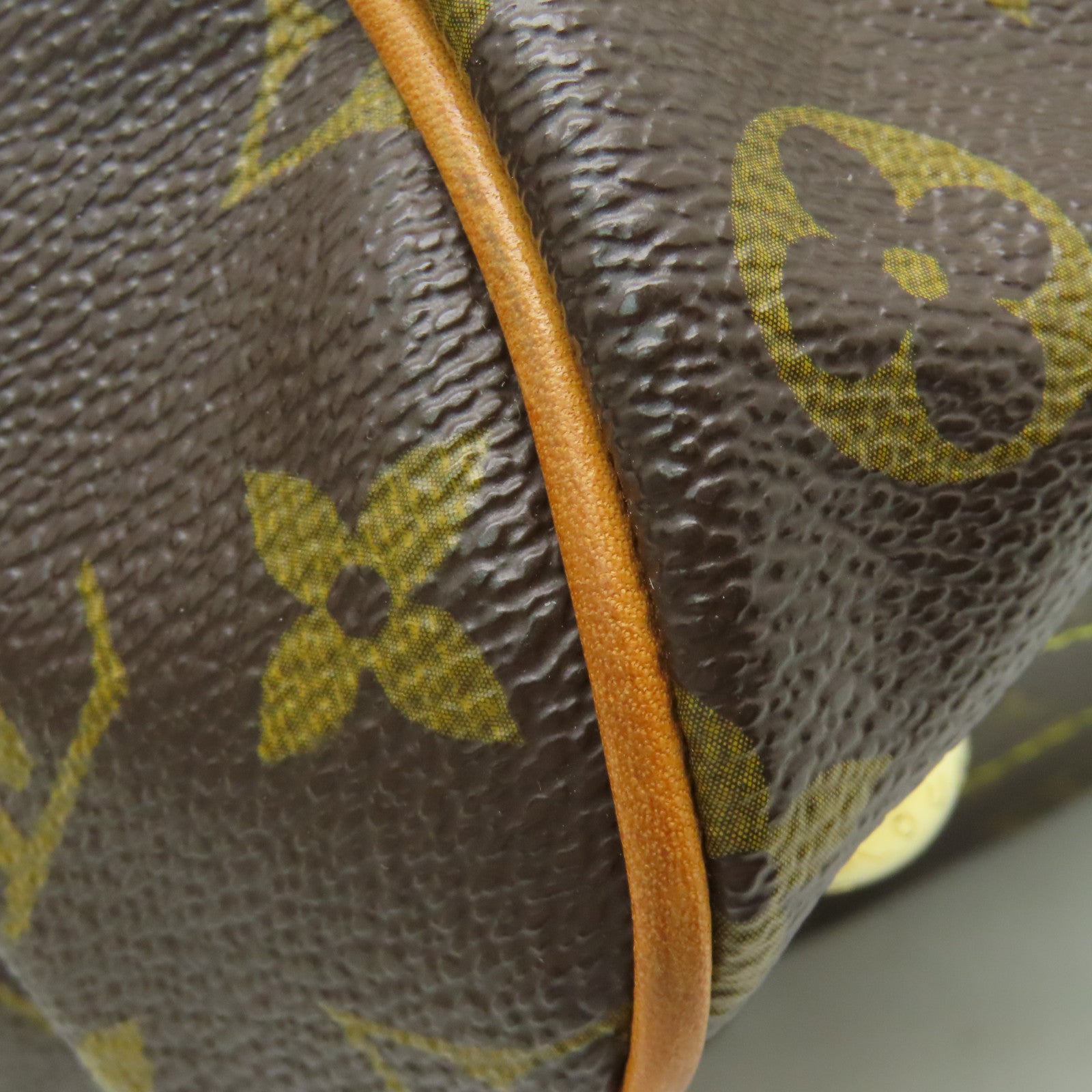 LOUIS VUITTON Monogram Tivoli PM金扣手挽袋啡色