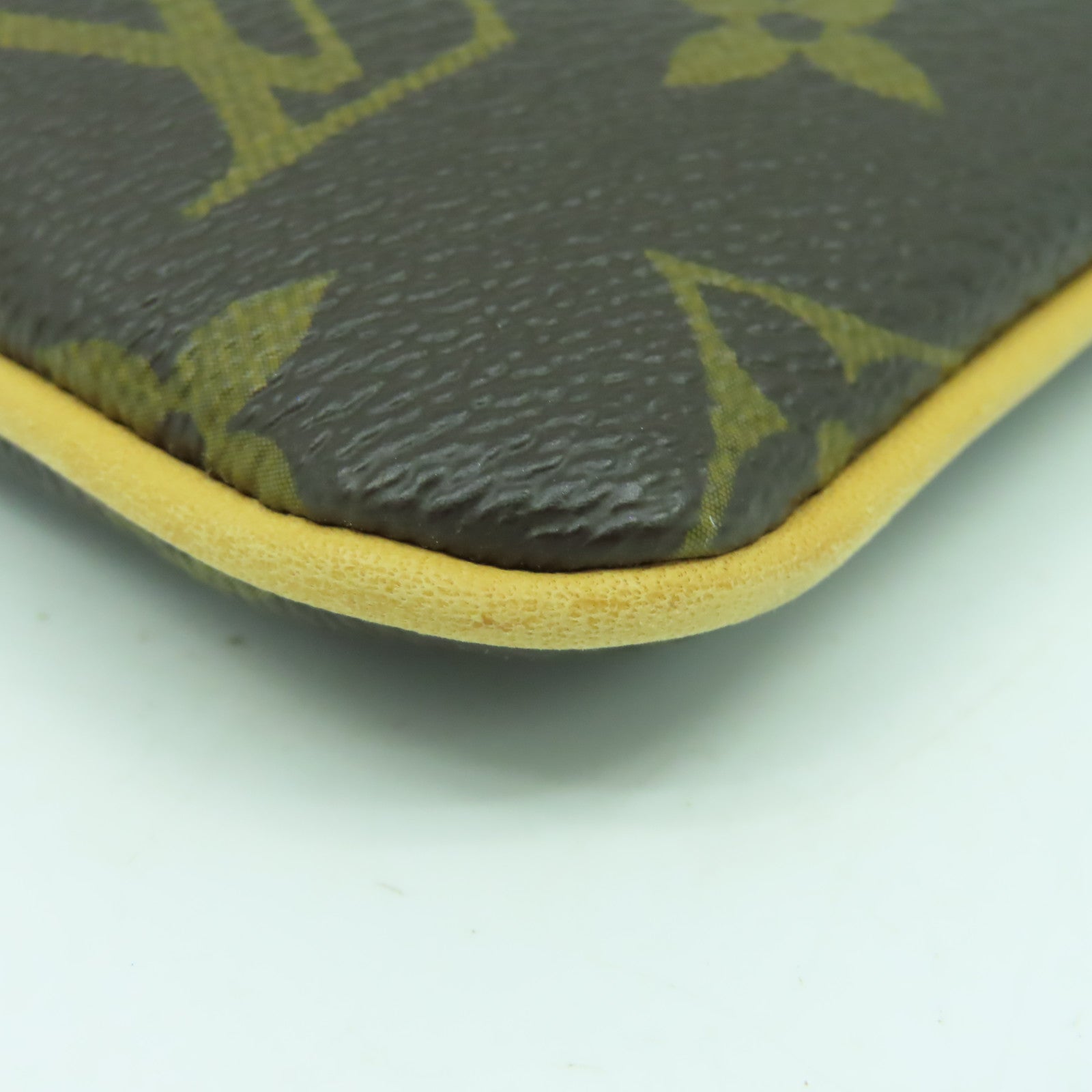 LOUIS VUITTON Monogram Pochette Milla金扣手挽肩背兩用袋啡色
