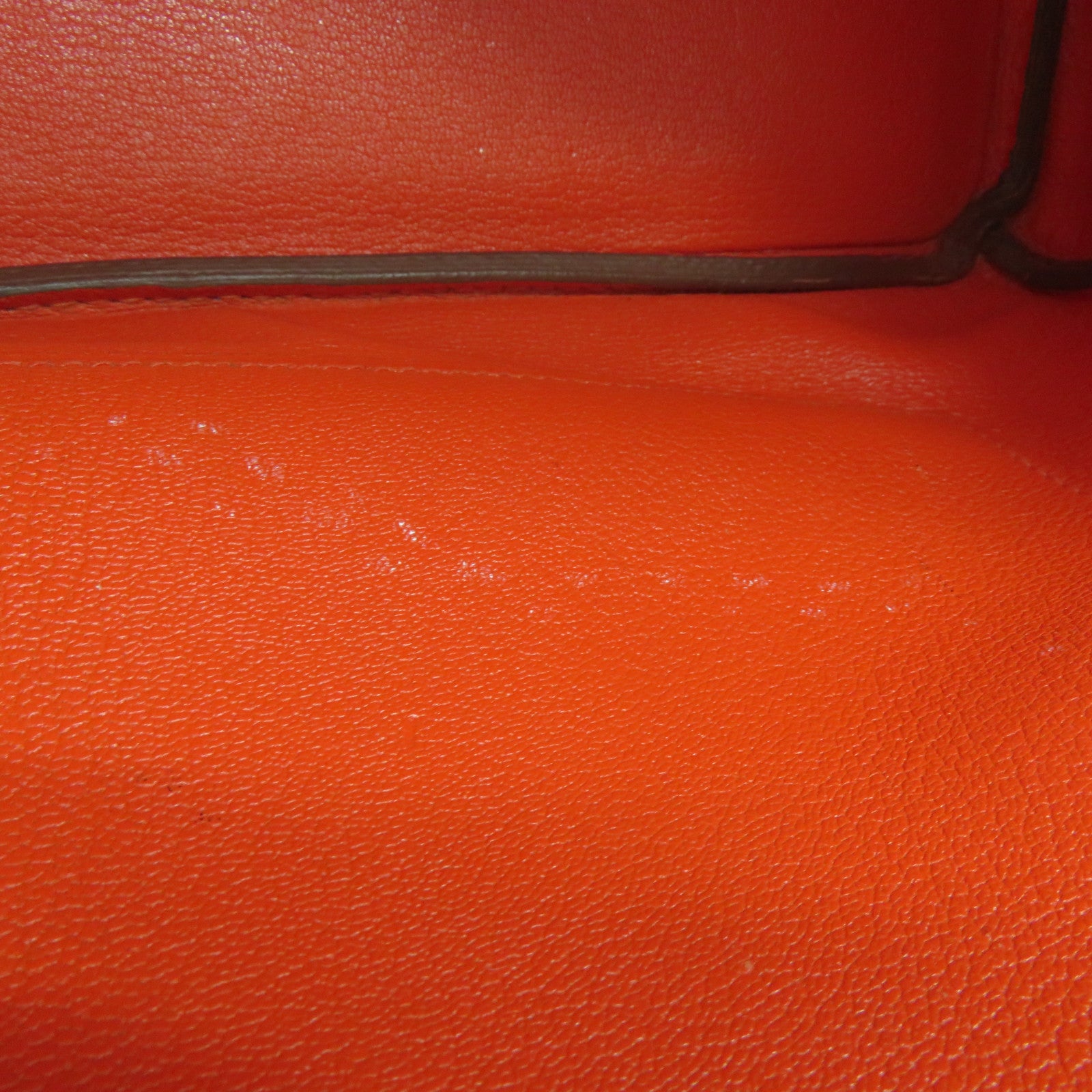 HERMES 【激減優惠】Togo皮革Birkin 35銀扣手挽袋紅色/Geranium