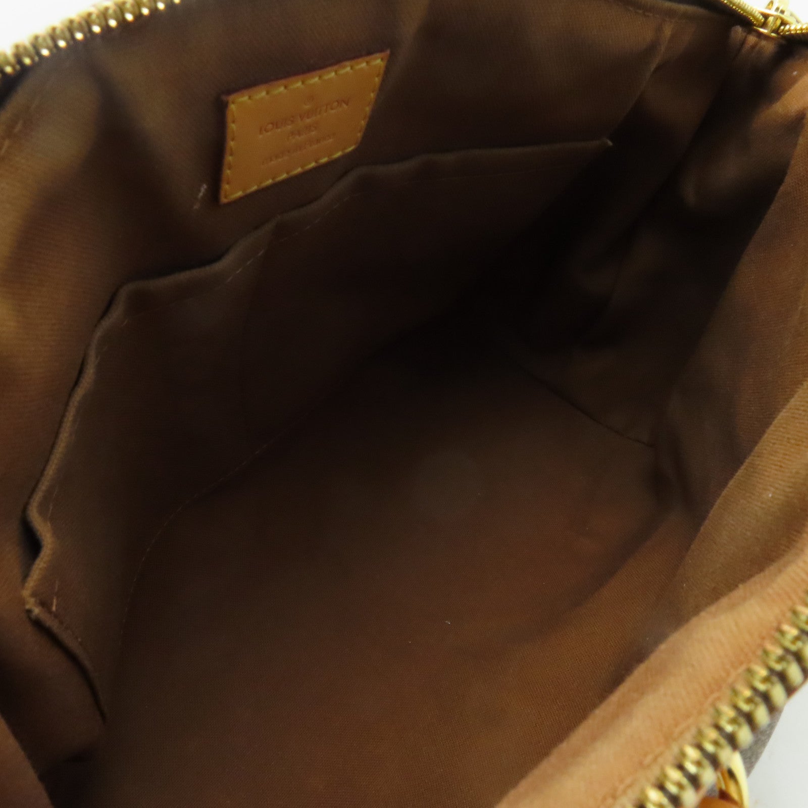 LOUIS VUITTON Monogram Tivoli PM金扣手挽袋啡色
