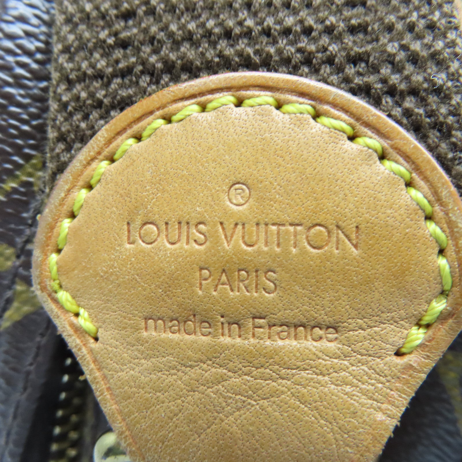 LOUIS VUITTON Monogram Reporter金扣肩背袋棕色