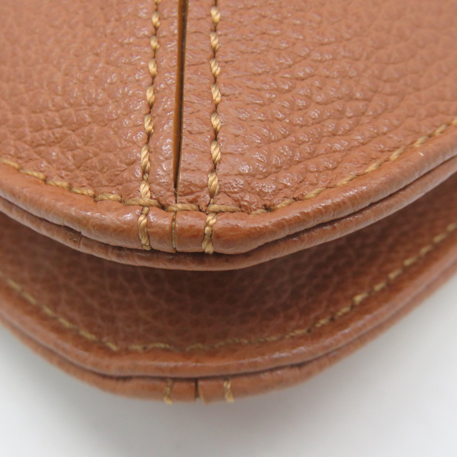 Longchamp 牛皮皮革Shoulder Bag肩背袋啡色