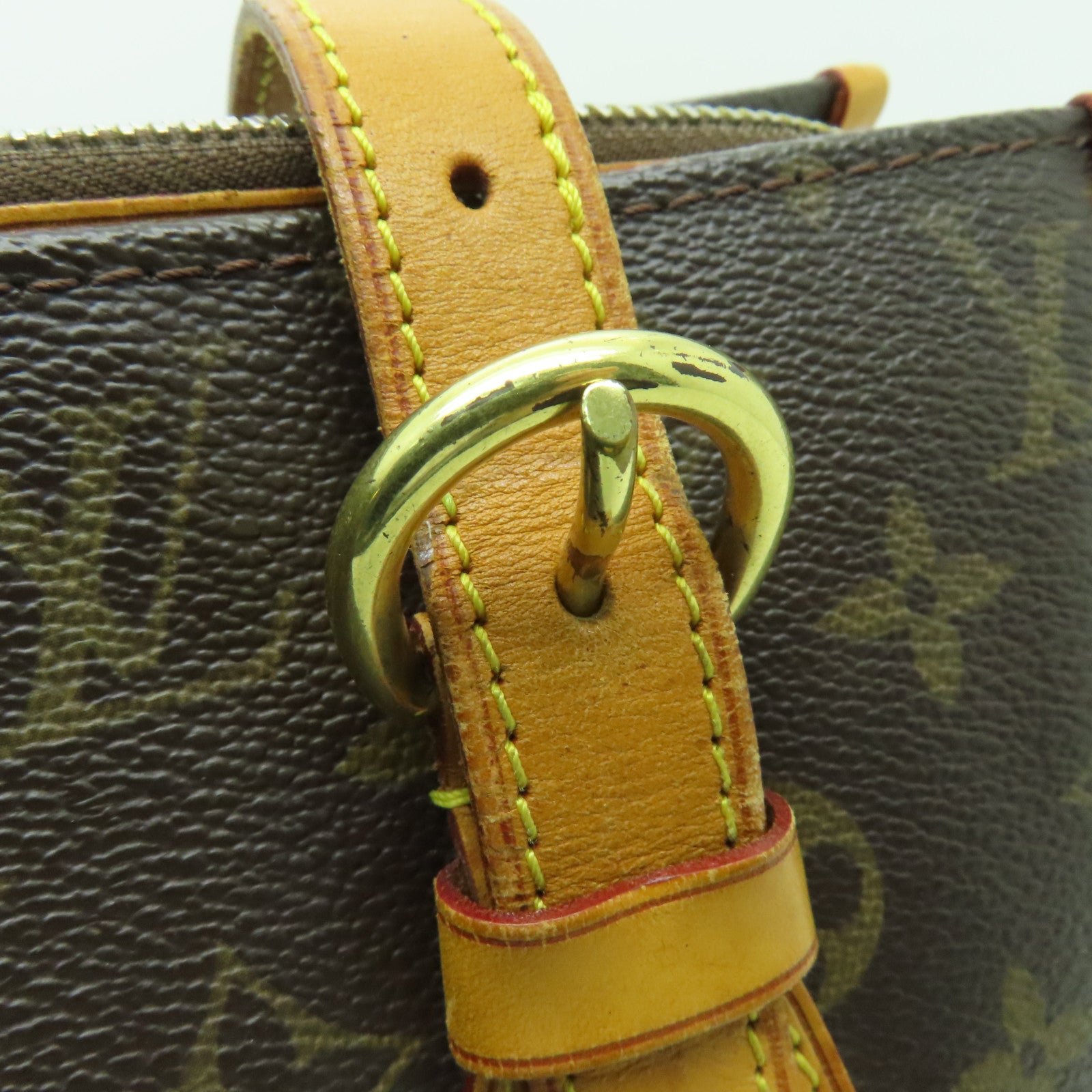 LOUIS VUITTON Monogram Popincourt金扣手挽袋棕色