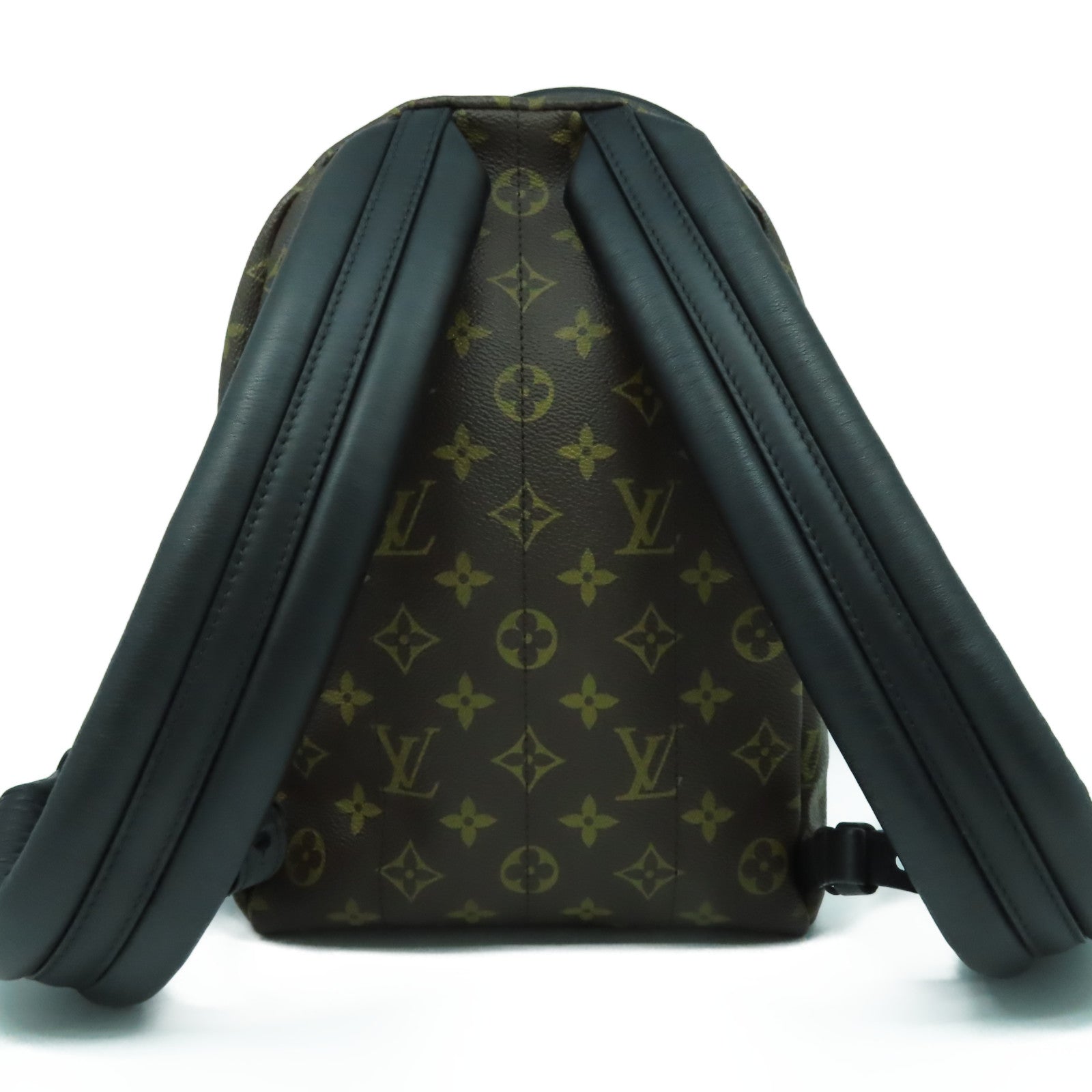 LOUIS VUITTON Monogram Reverse Palm Springs金扣背包啡色