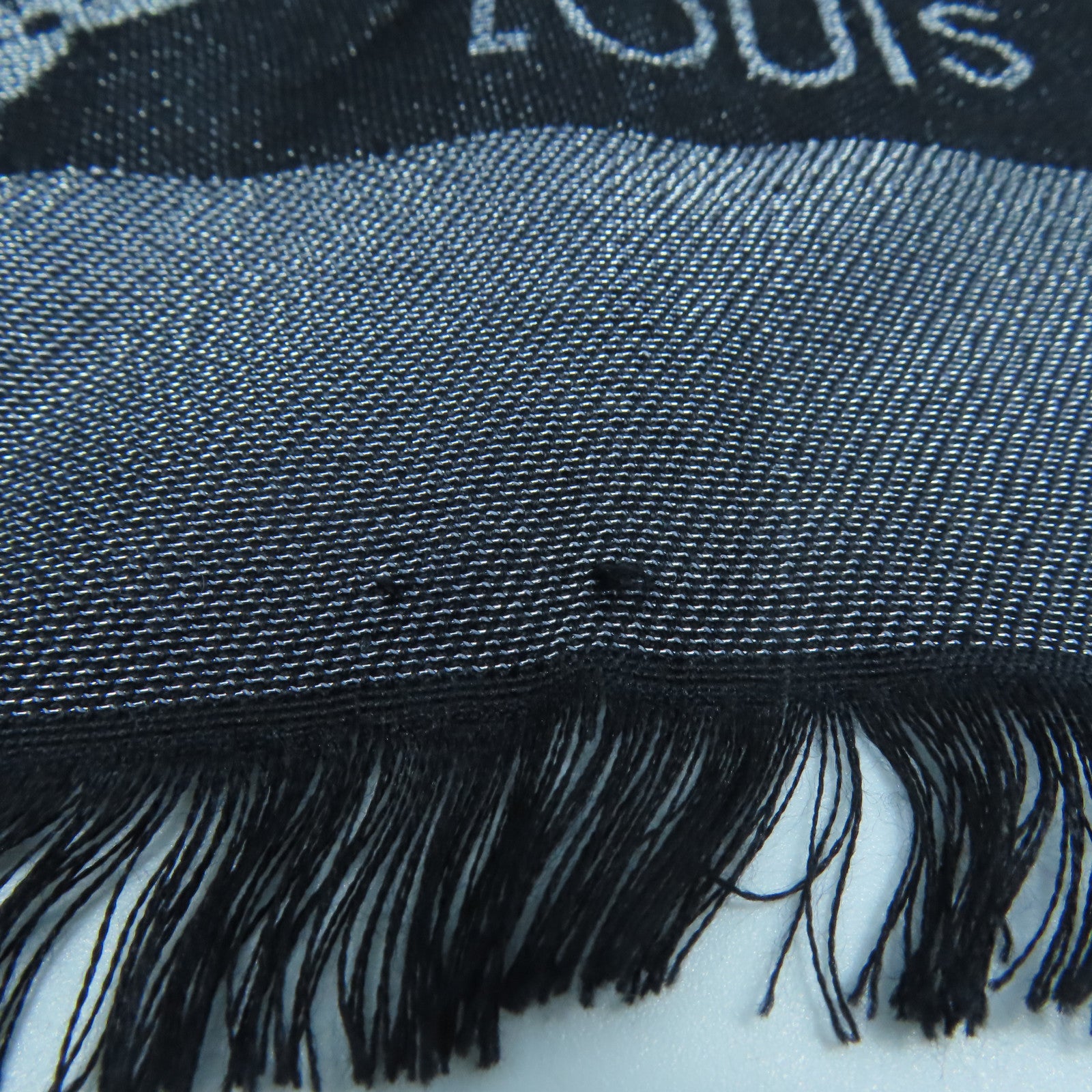 LOUIS VUITTON 羊毛/丝质Scarf丝巾黑色