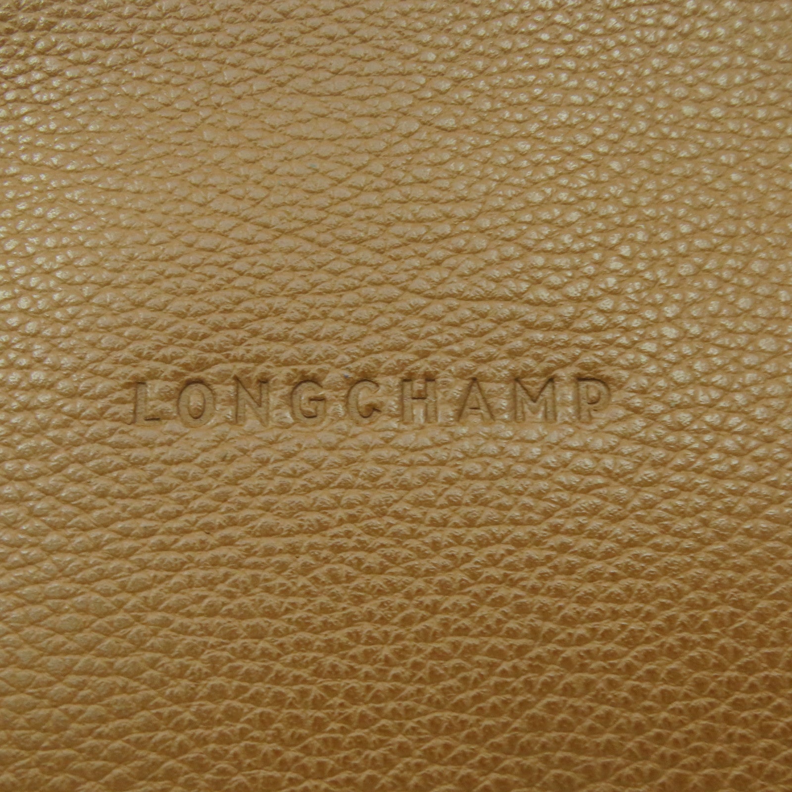 Longchamp 牛皮皮革Shoulder Bag肩背袋啡色