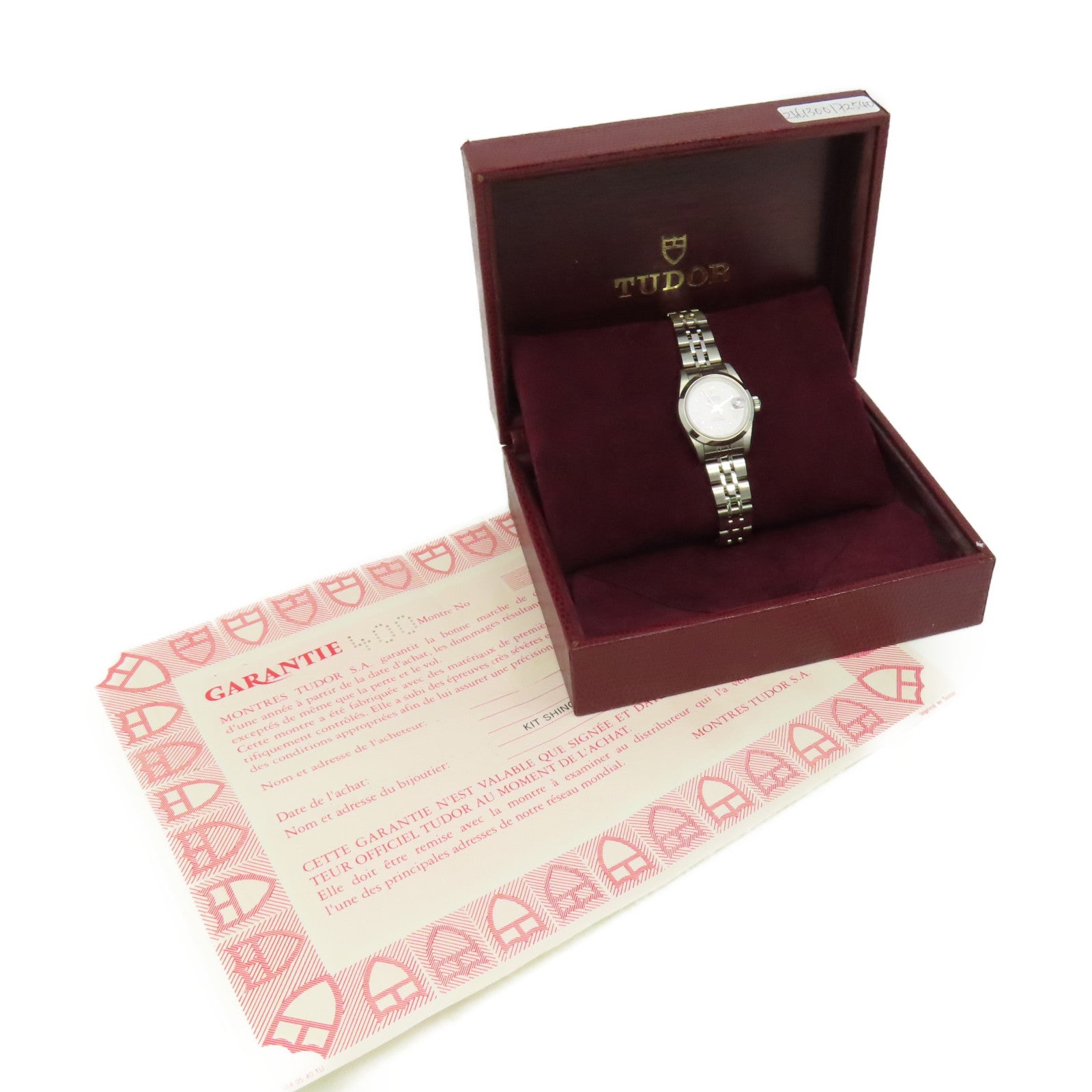 TUDOR Princess Date Watch不鏽鋼自動機芯手錶白色/銀色