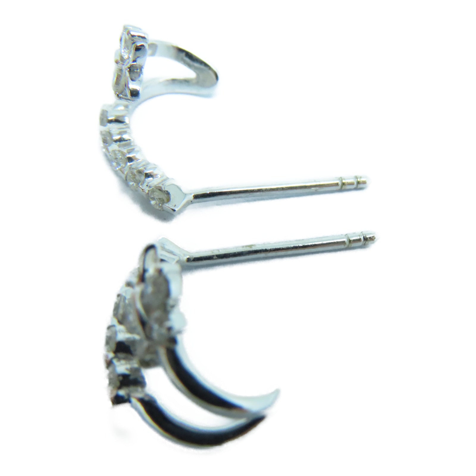 JEWELRY 18K White Gold Diamond Earrings 0.29ct Diamond Earrings