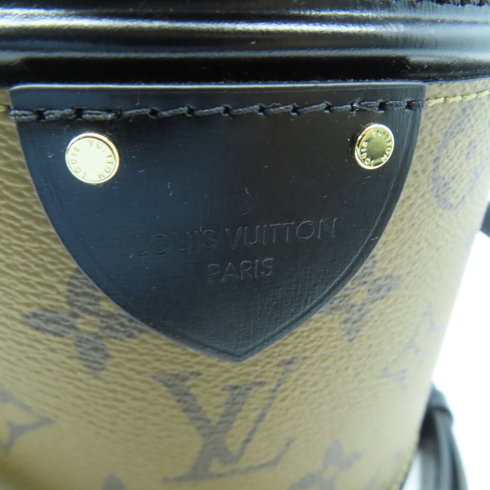 LOUIS VUITTON 【激減優惠】Monogram Reverse Cannes金扣手挽肩背兩用袋棕色